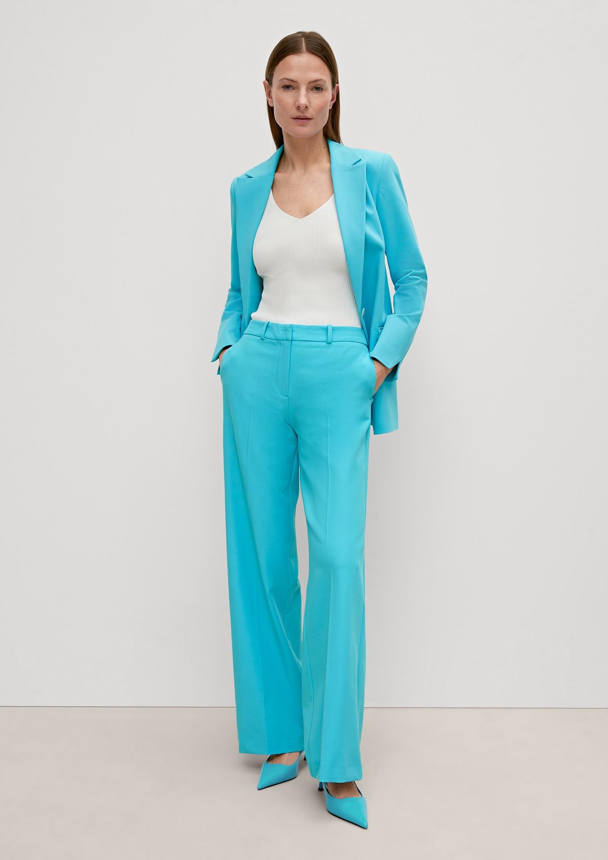 comma Loose fit: trousers with a high-rise waistband
