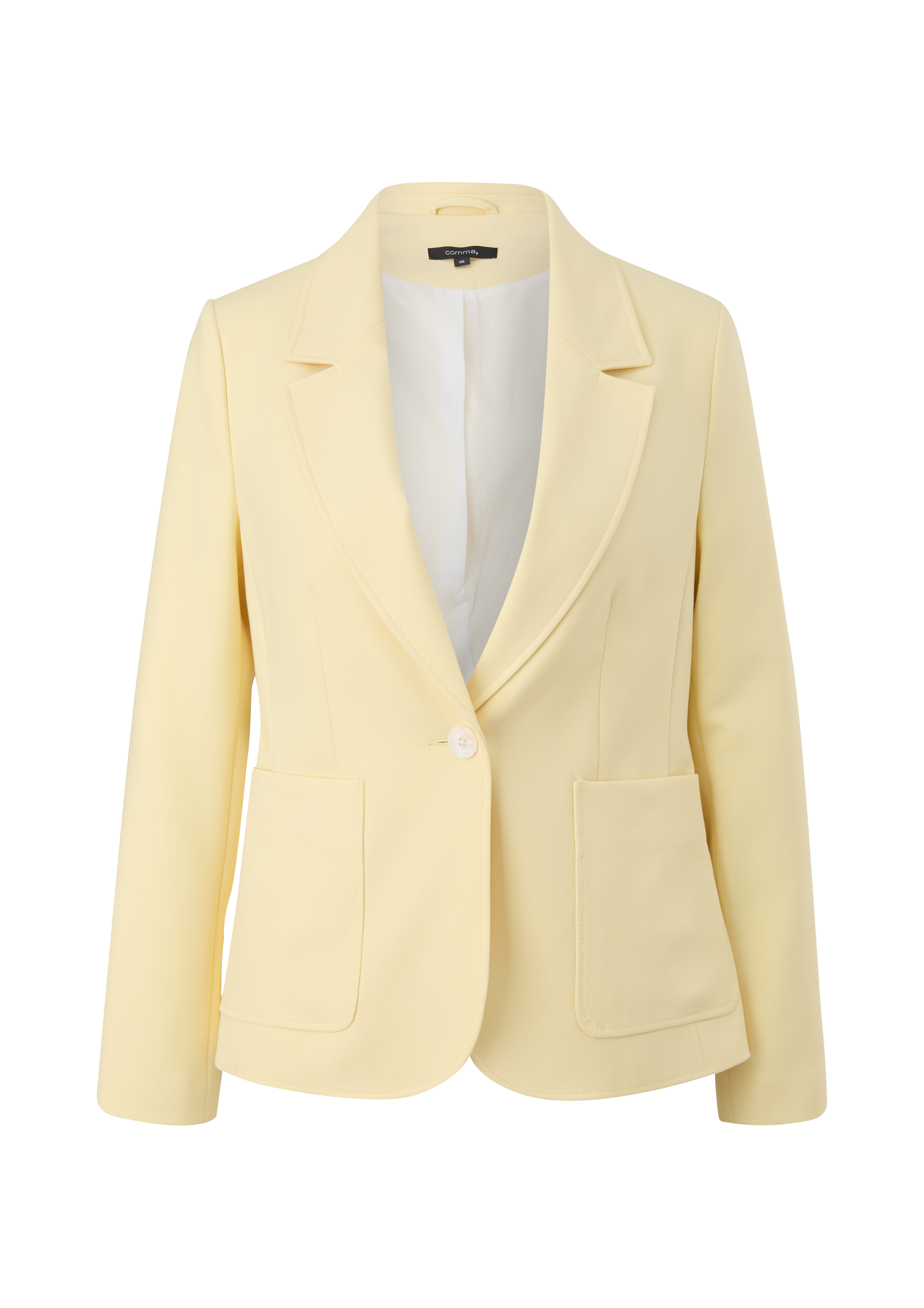 【関送込】GOLDEN ◆VISCOSE BLAZER XFLWAM Womens Casual Blazer Jacket Gold Button Long Sleeve