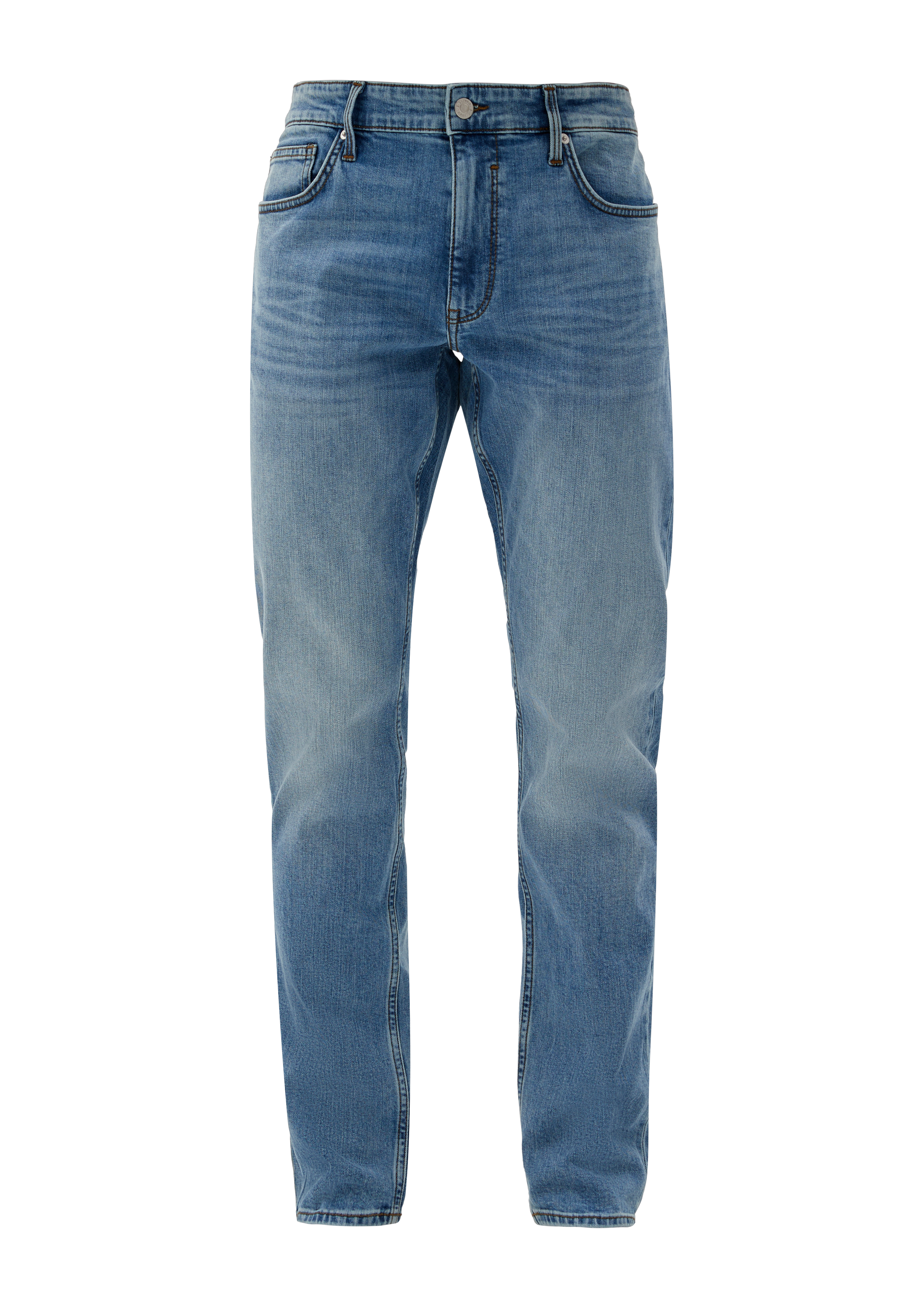 s.Oliver - Jeans Keith / Slim Fit / Mid Rise / Straight Leg, Herren, blau