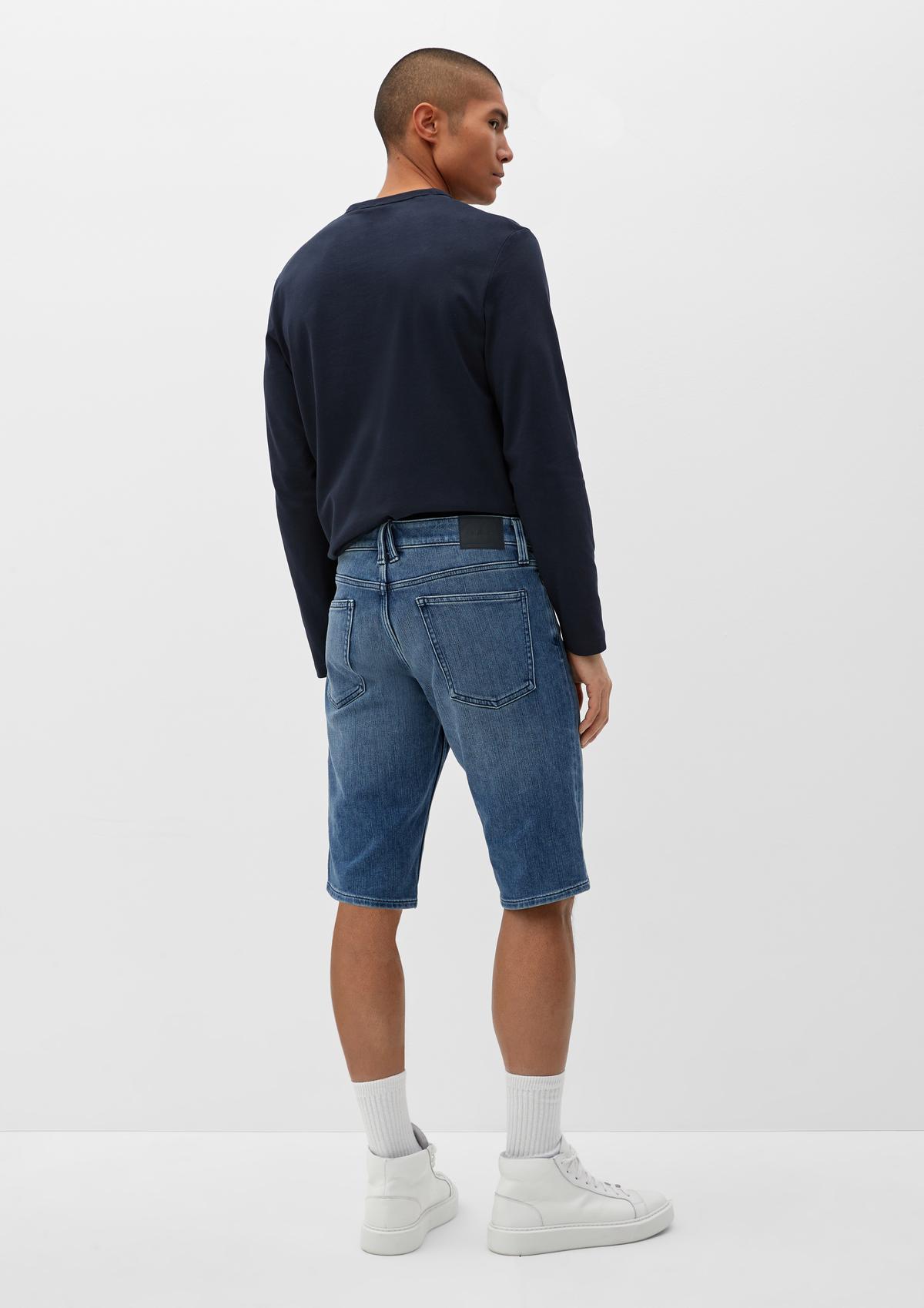 s.Oliver Short en jean / Regular Fit / taille mi-haute / Straight Leg