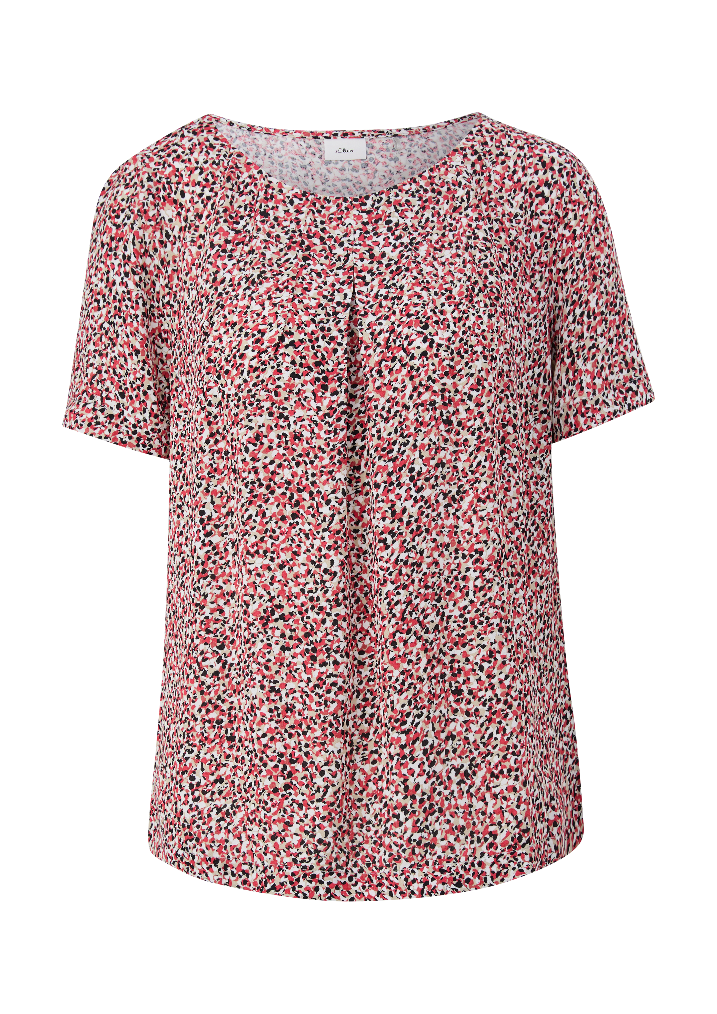 s.Oliver - Bluse mit Crêpestruktur, Damen, Rosa