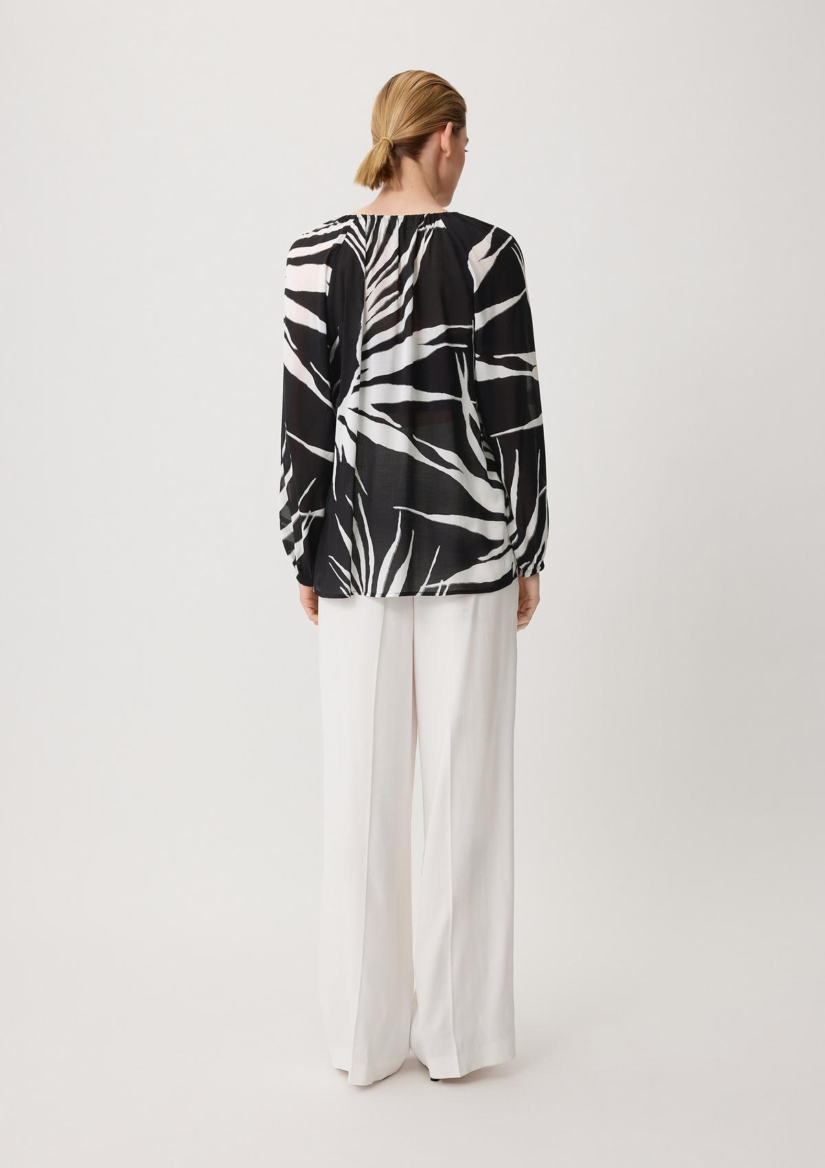 comma Viscose blouse with an all-over print
