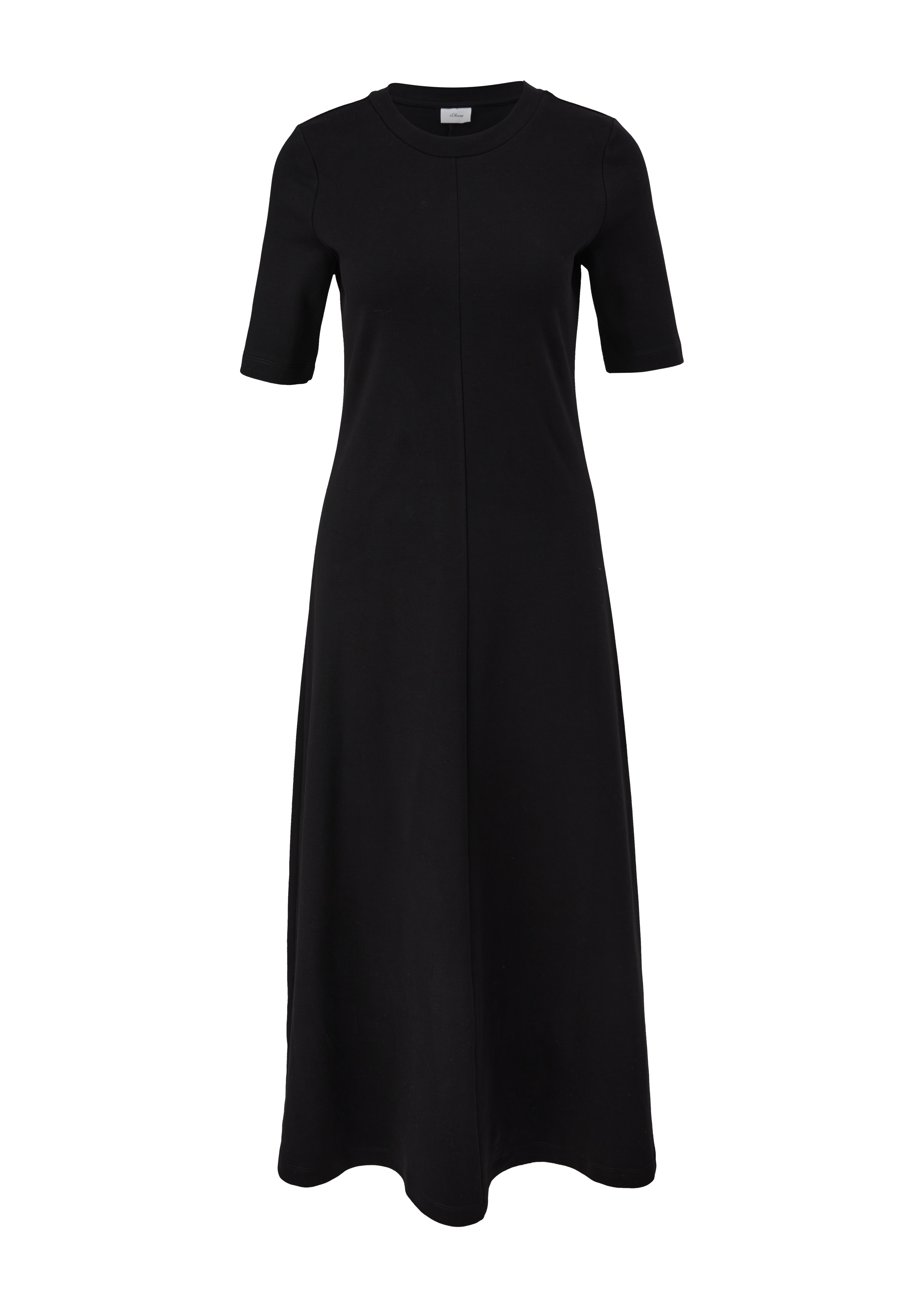 s.Oliver - Maxikleid aus Jersey, Damen, schwarz