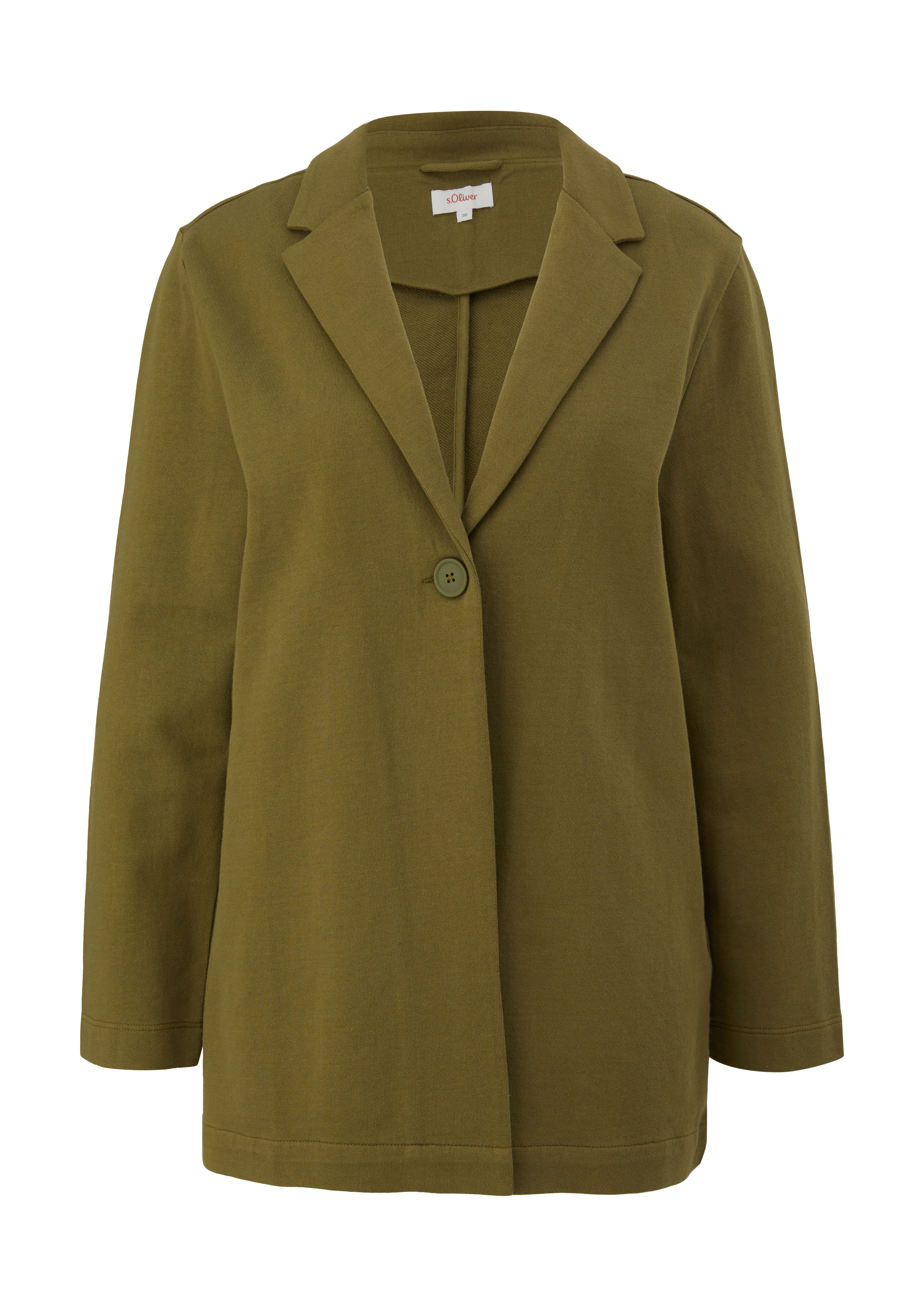 Blazer made of sweatshirt fabric papaya s.Oliver