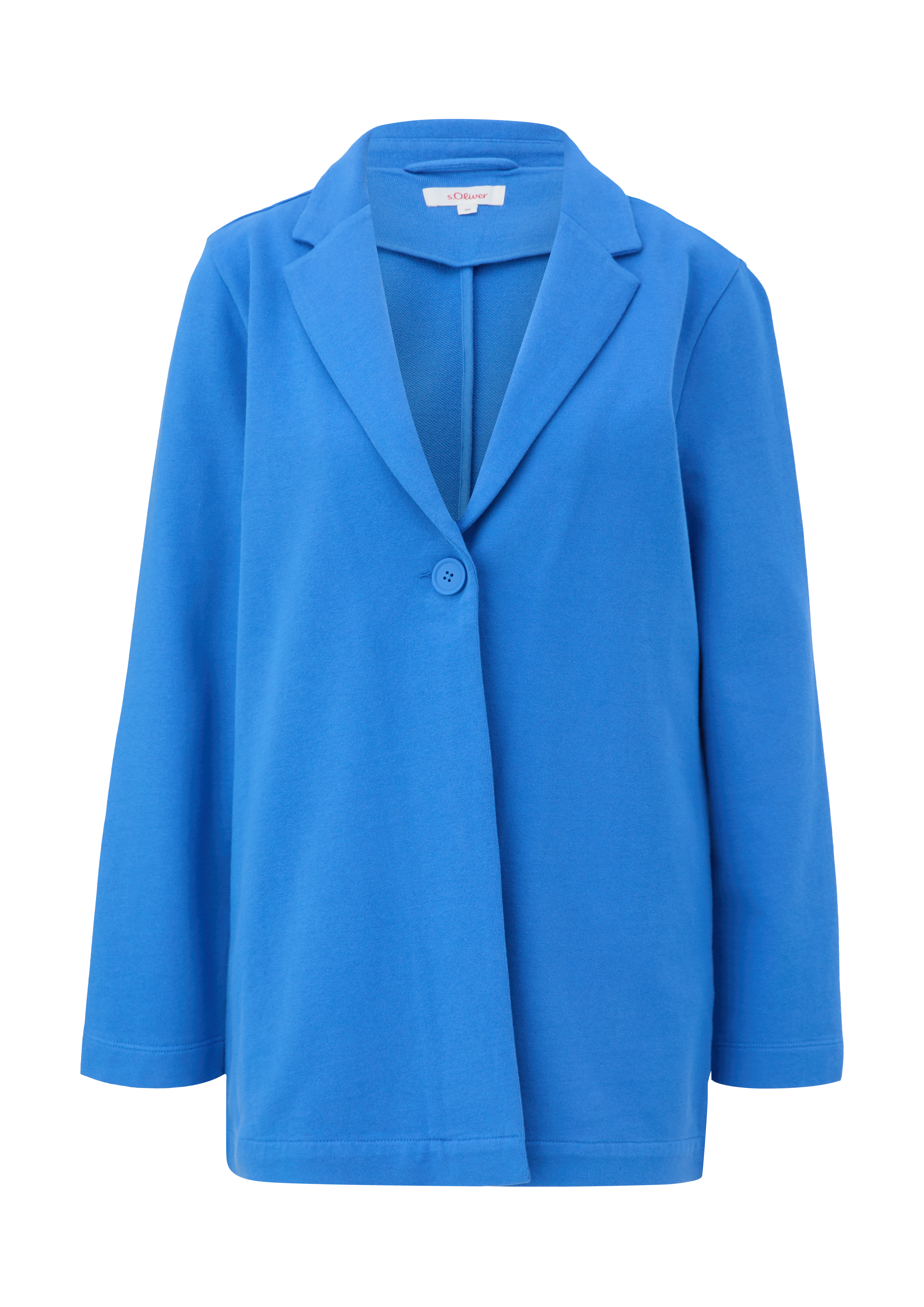 s.Oliver - Sweatblazer im Loose fit, Damen, blau