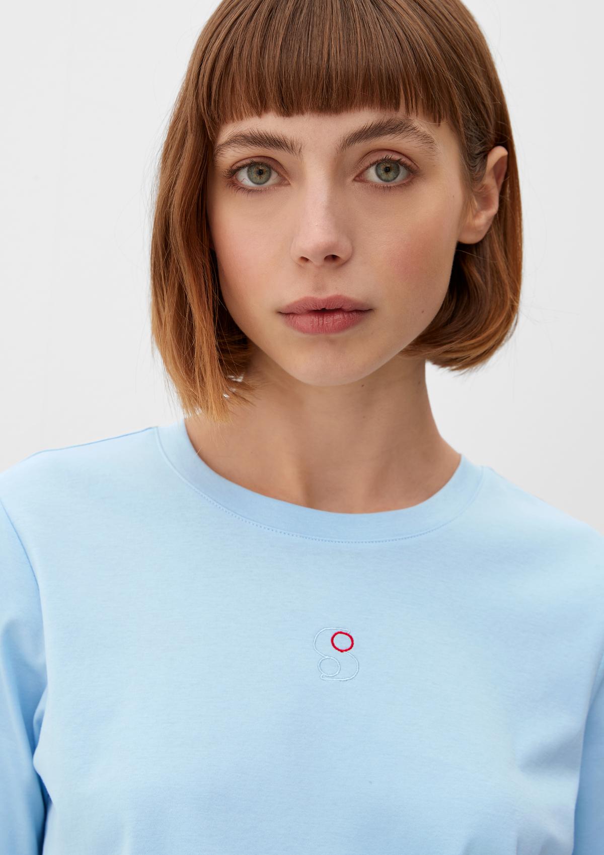 s.Oliver T-shirt with logo embroidery