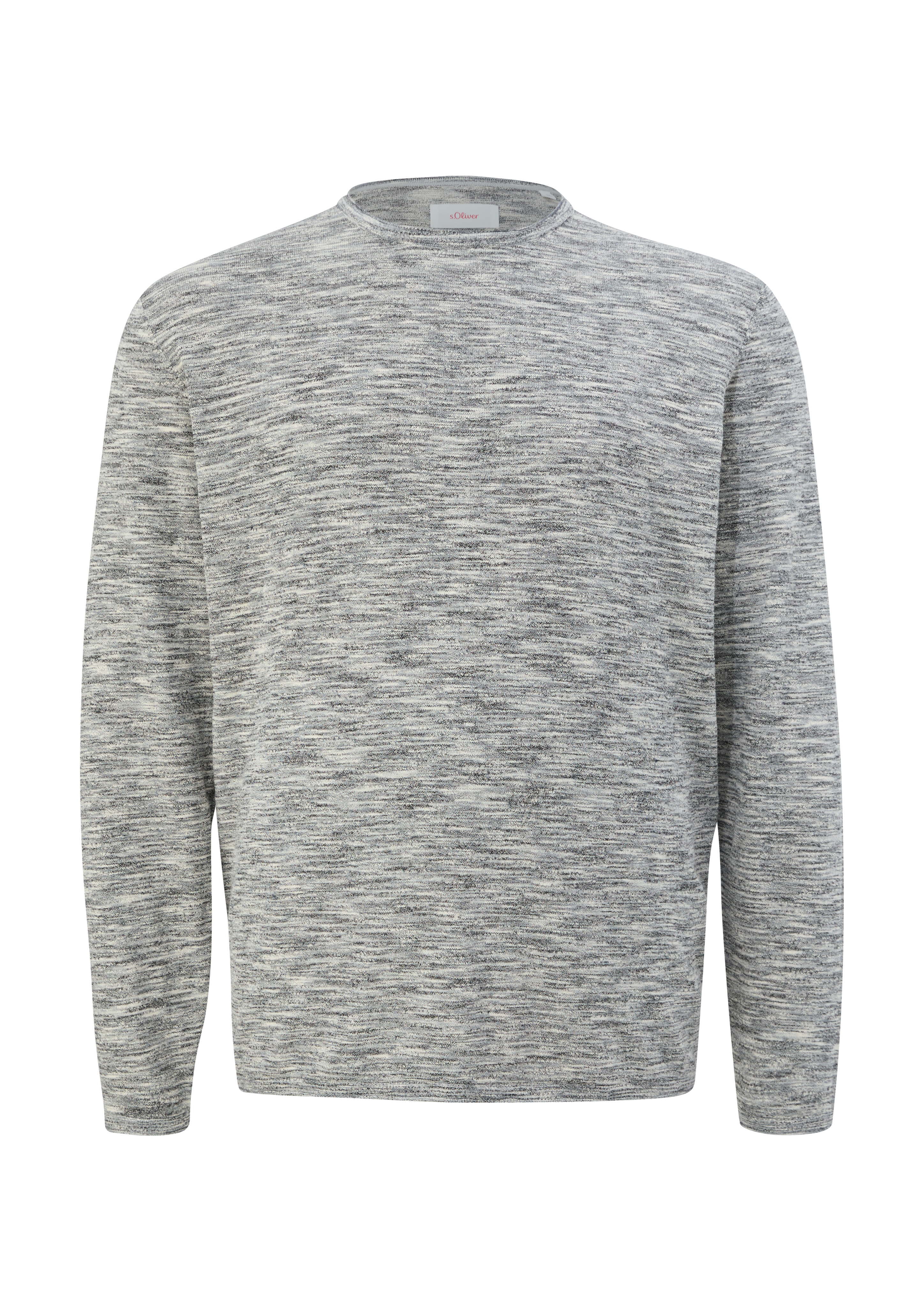 s.Oliver Melierter Feinstrickpullover