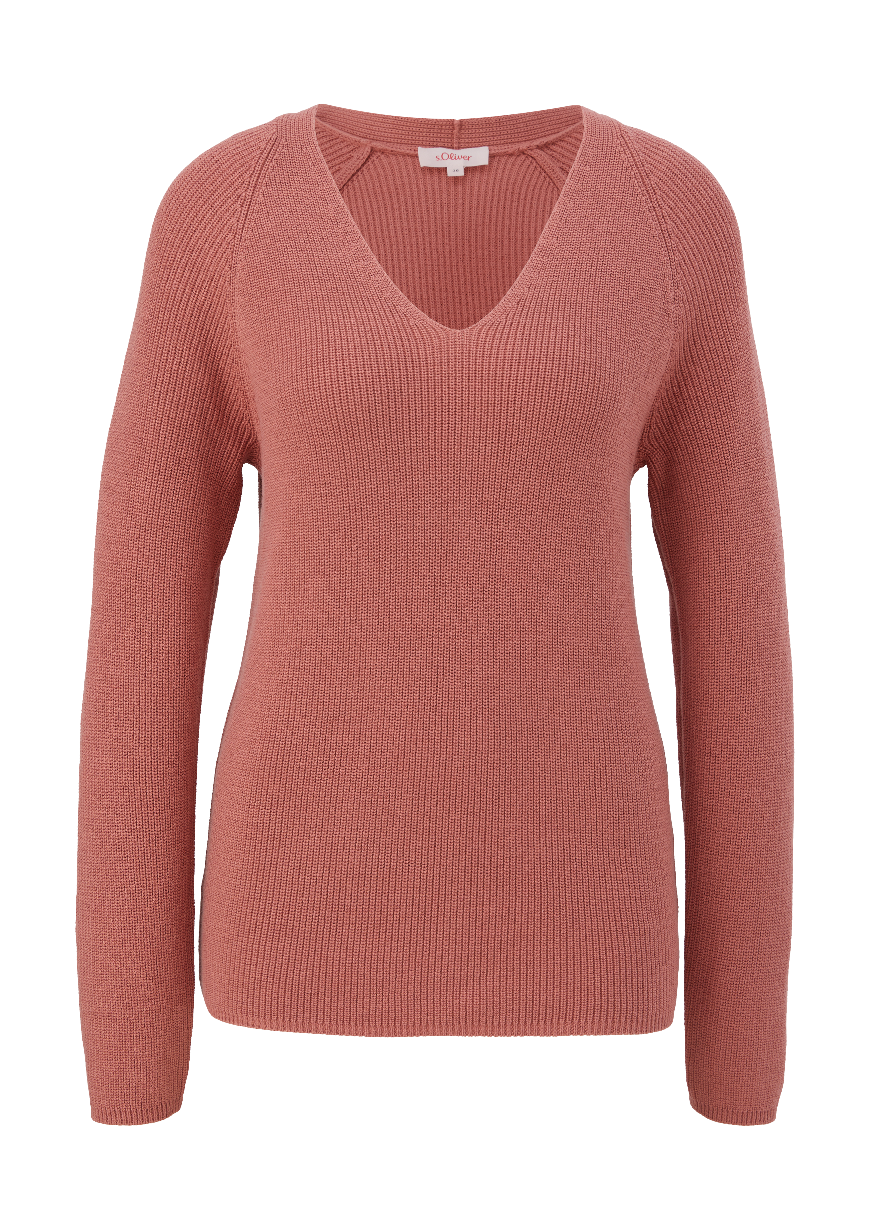 s.Oliver - Strickpullover mit Raglanärmeln, Damen, Rosa