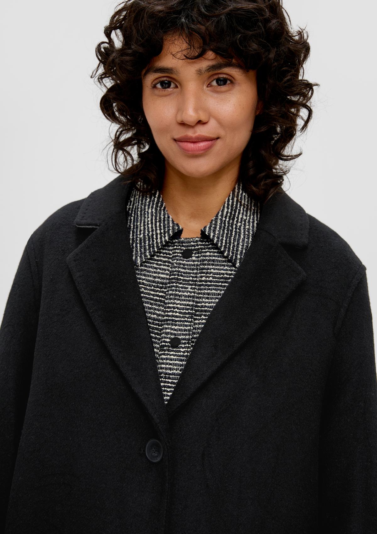 s.Oliver Coat with wool