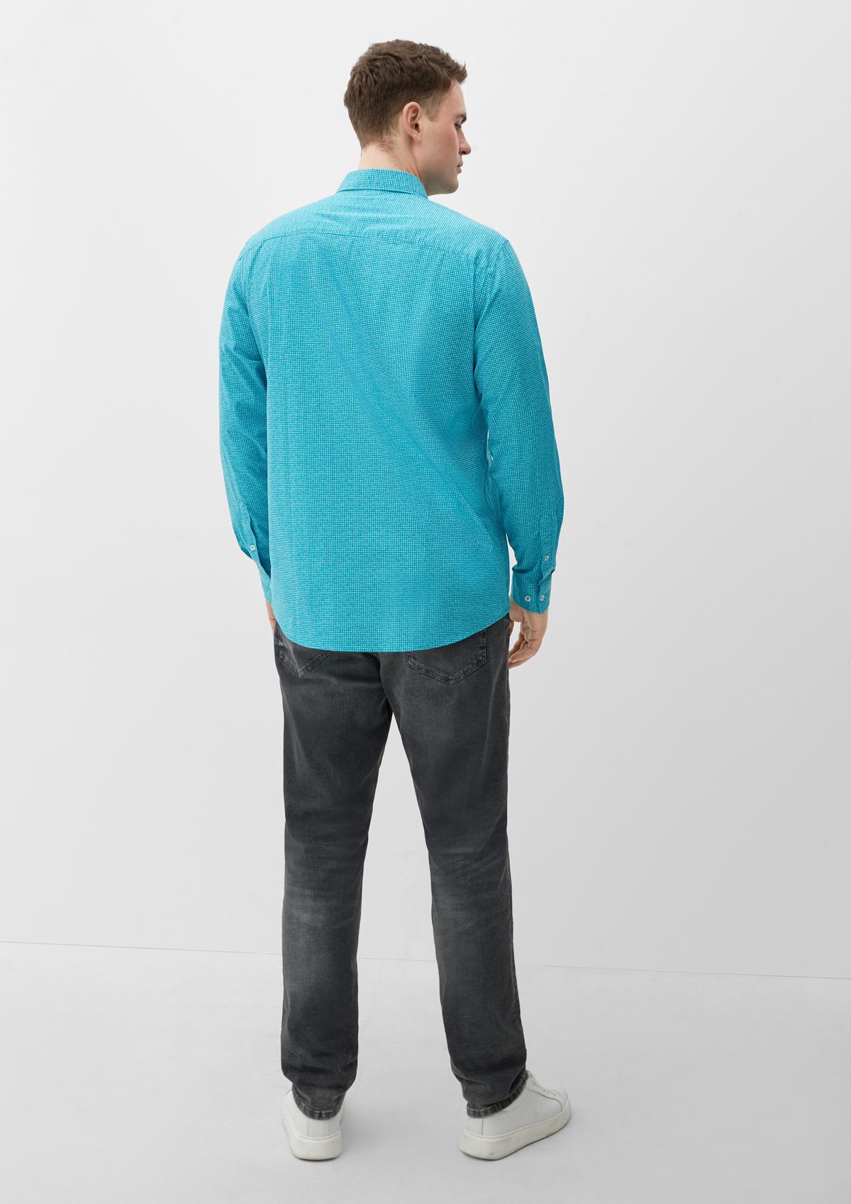 s.Oliver Regular fit: stretch cotton shirt