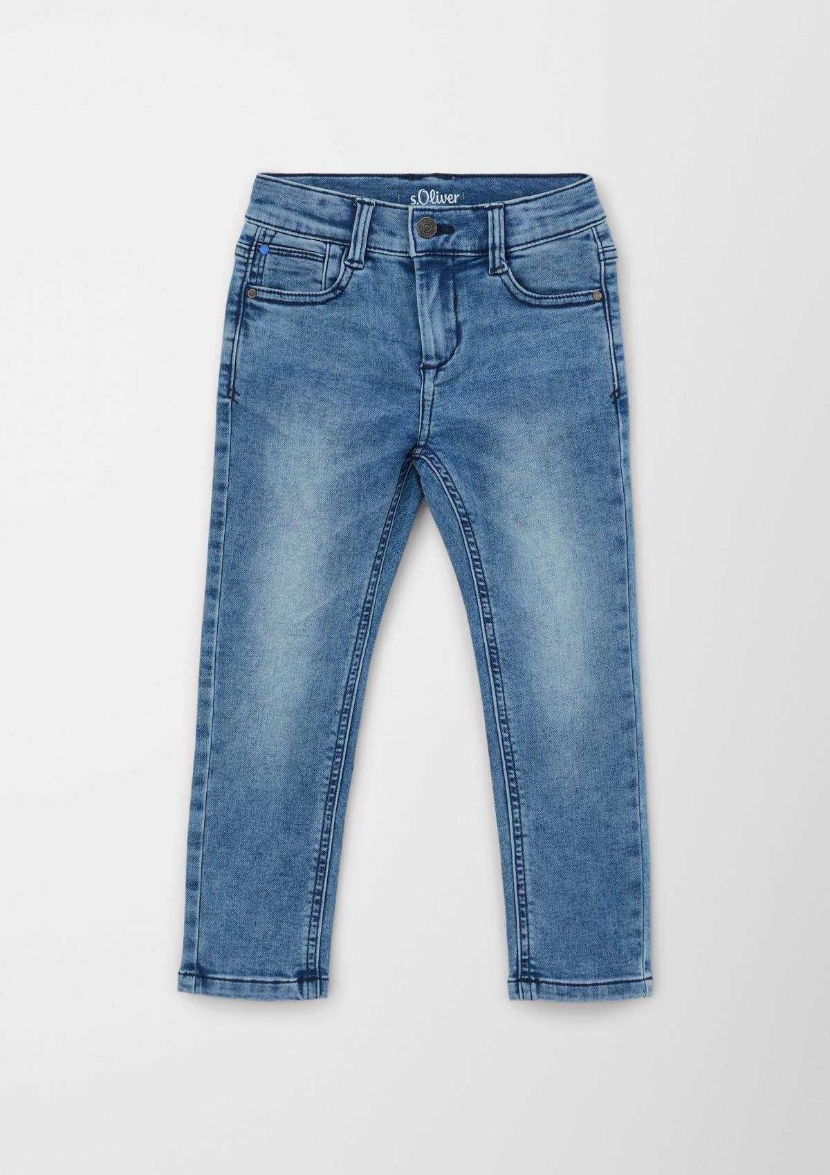 Regular: jeans met garment wash
