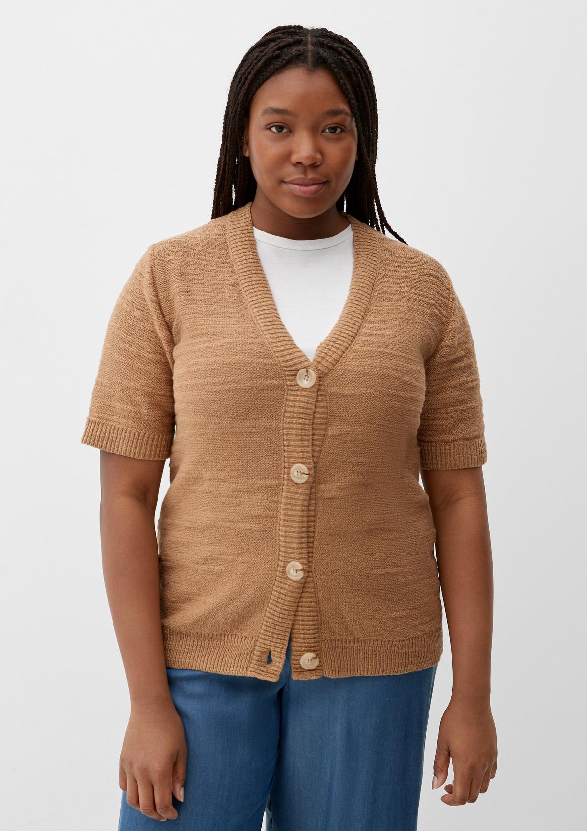 s.Oliver Cardigan with mid-length sleeves