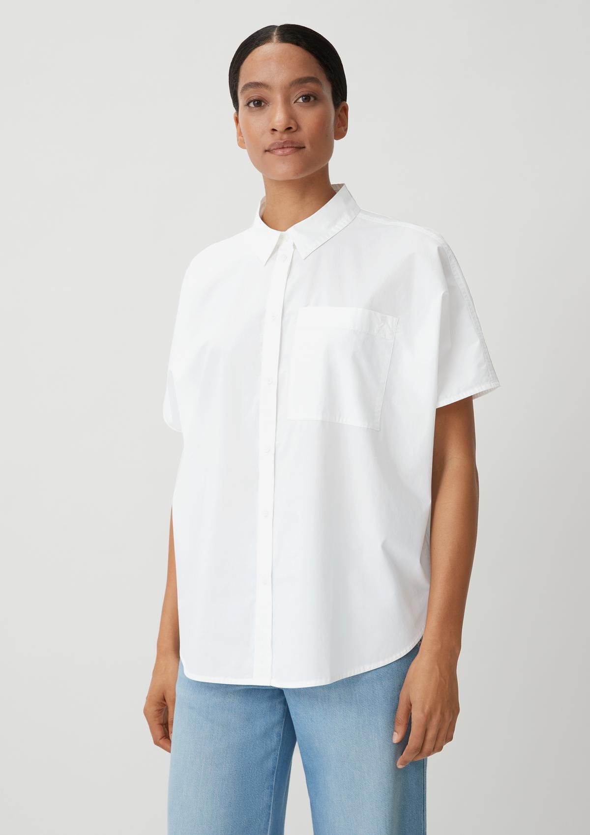 comma Cotton poplin blouse