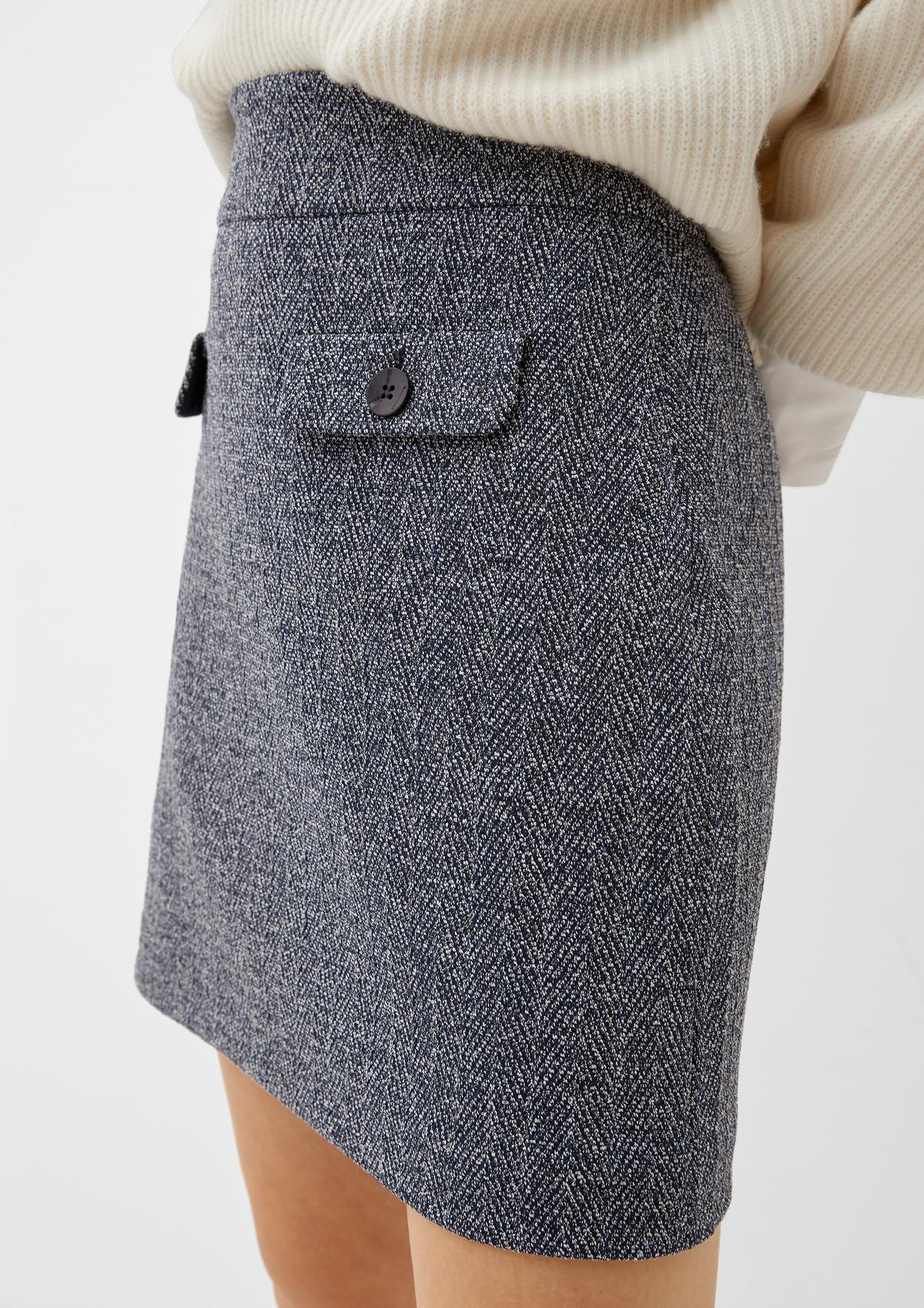 s.Oliver Mini skirt with patch pockets