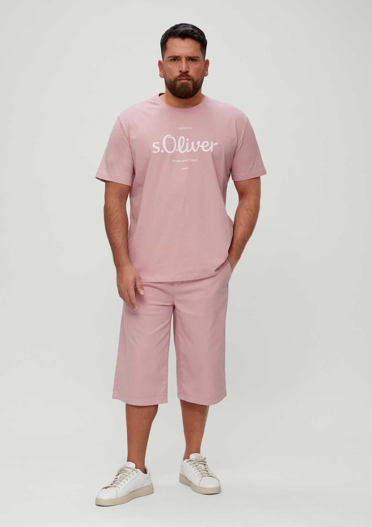 s.Oliver Relaxed fit: Bermudas with a drawstring