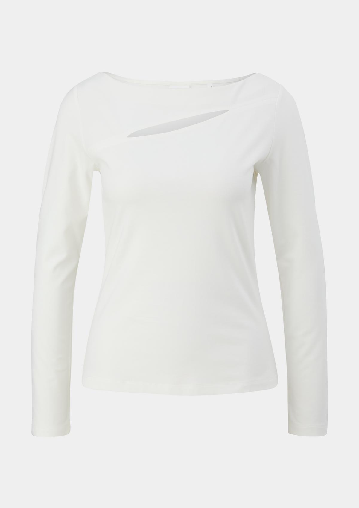 s.Oliver Long sleeve top in a viscose blend