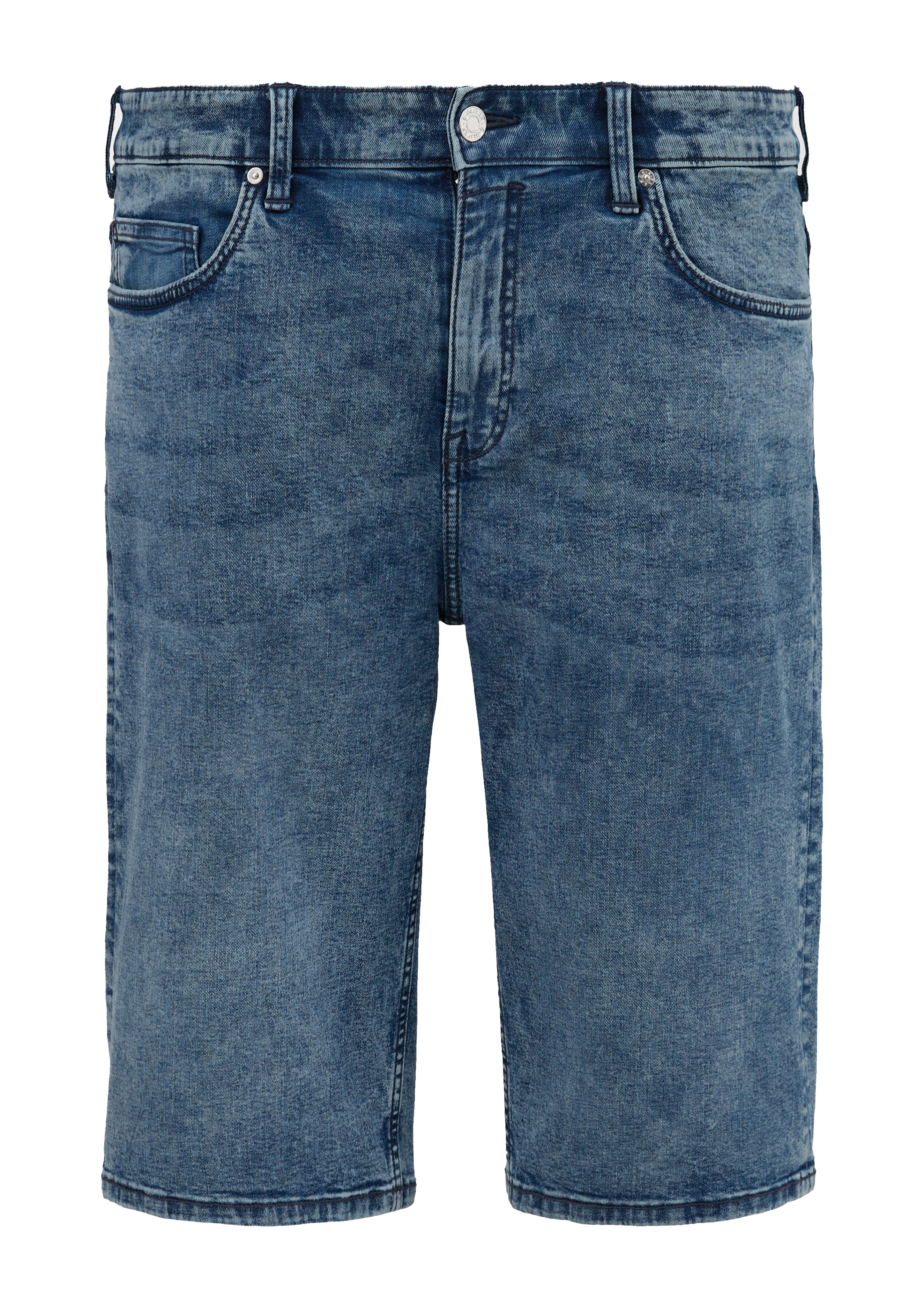 s.Oliver - Jeans-Bermuda Casby / Relaxed Fit / Mid Rise / Straight Leg, Herren, blau