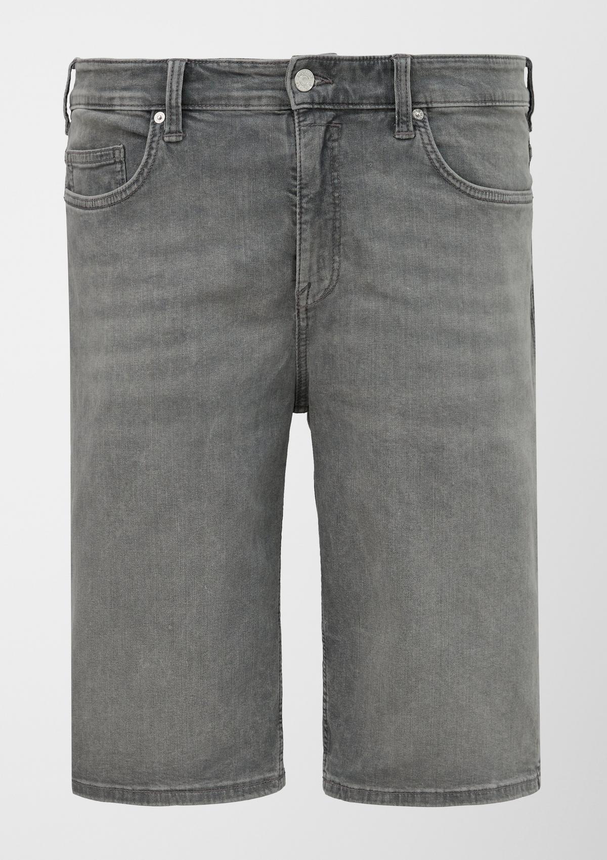 s.Oliver Jeans-Bermuda Casby / Relaxed Fit / Mid Rise / Straight Leg