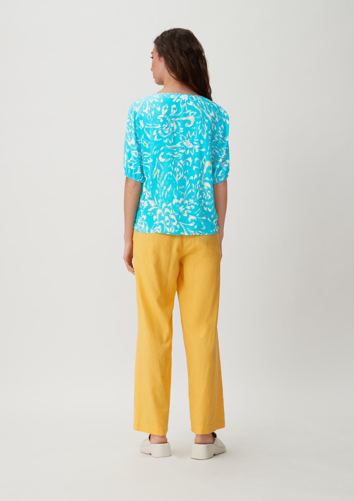 comma Viscose blouse with a crêpe texture