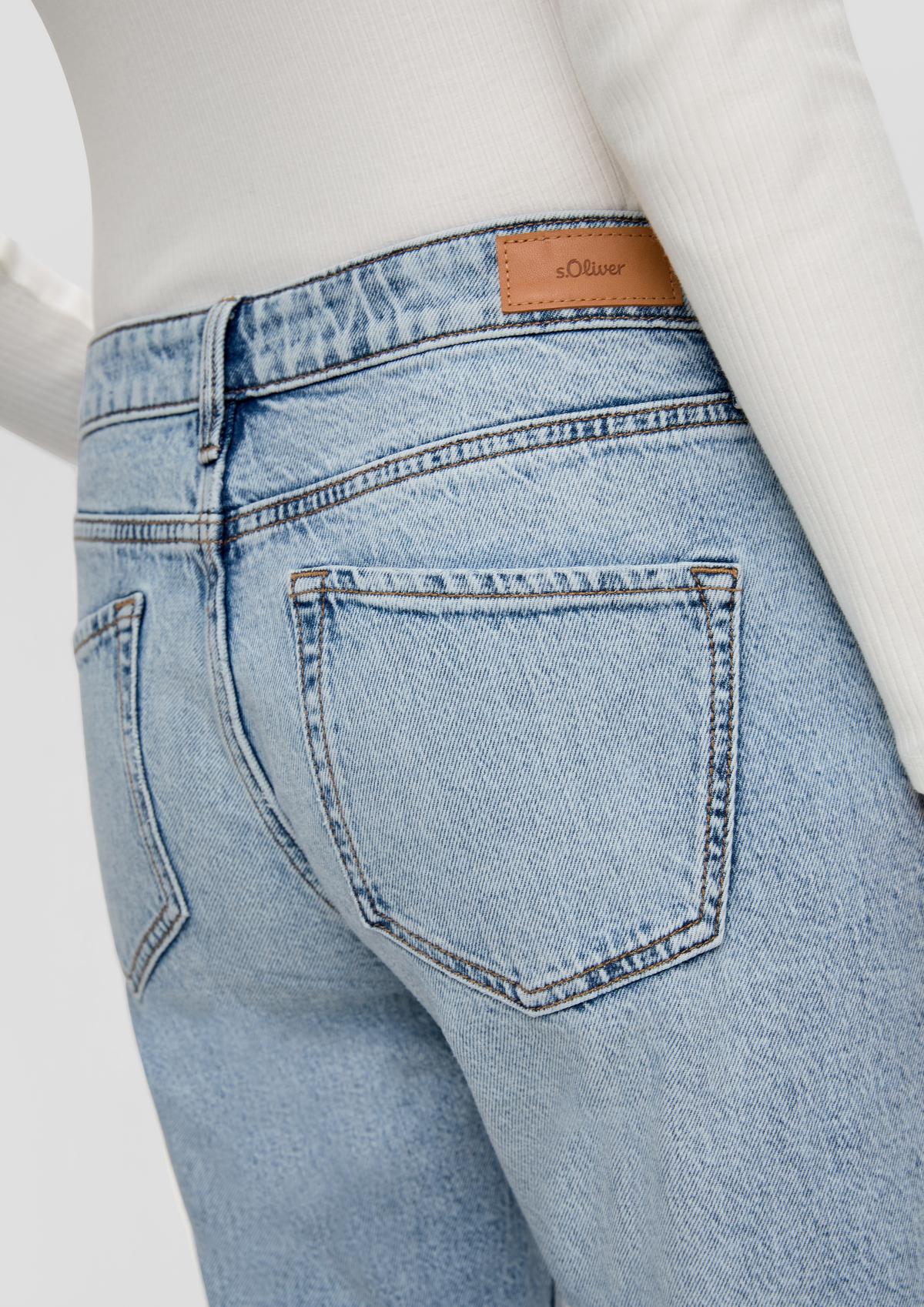 s.Oliver Regular: Jeans hlače s pasom iz blaga