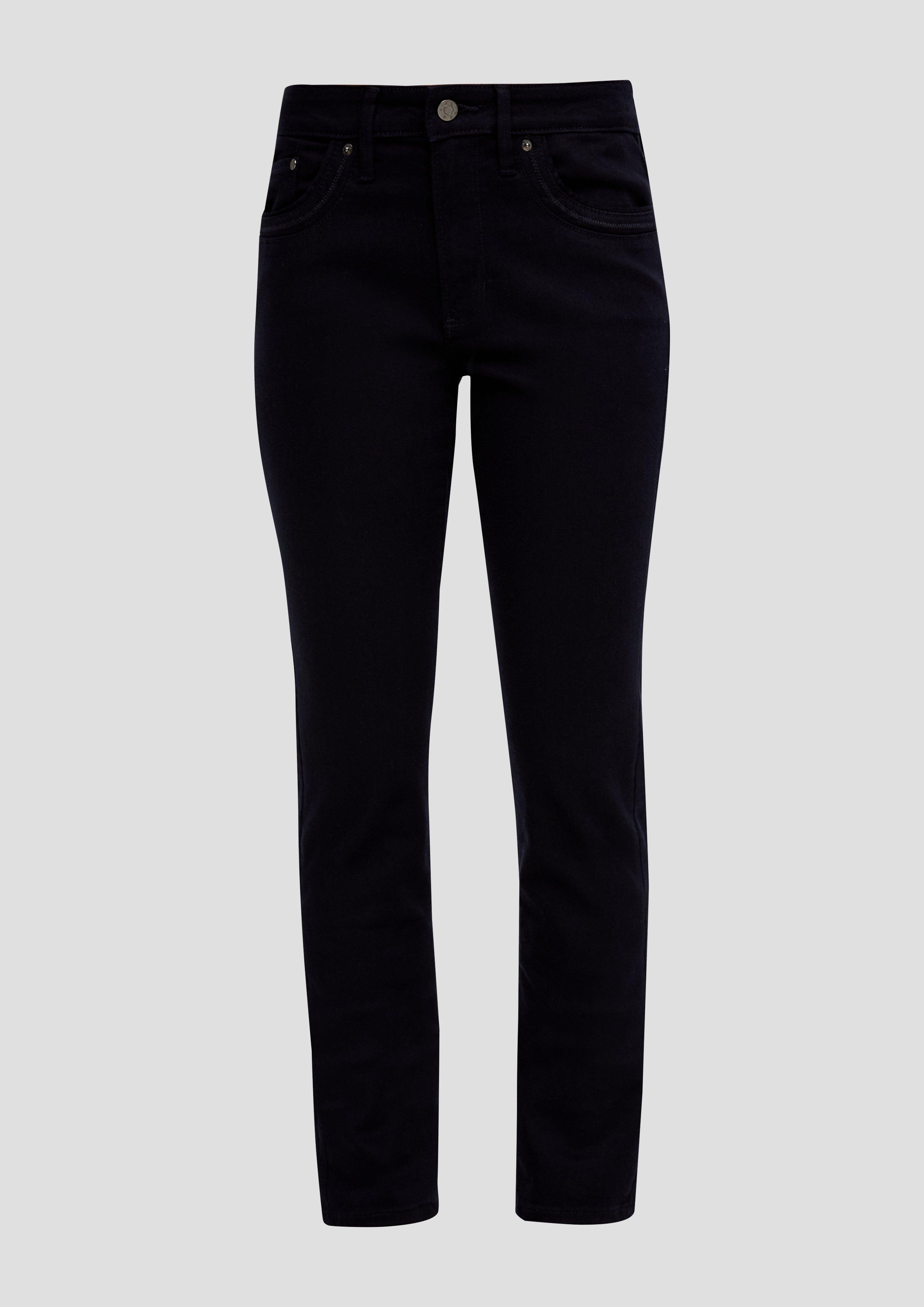 s.Oliver - Jeans Betsy / Slim Fit / Mid Rise / Slim Leg, Damen, blau