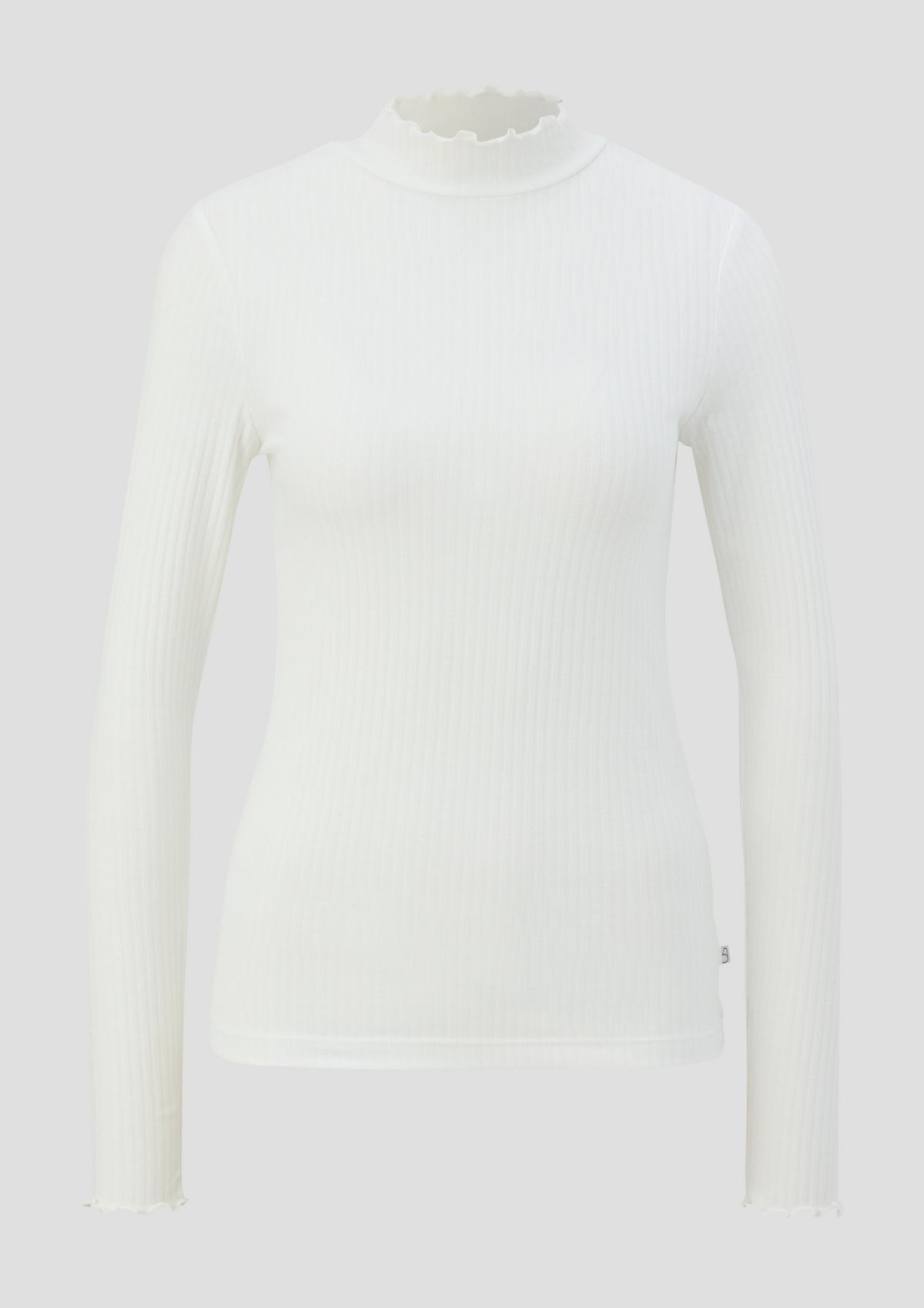 s.Oliver Long sleeve top with a rolled hem