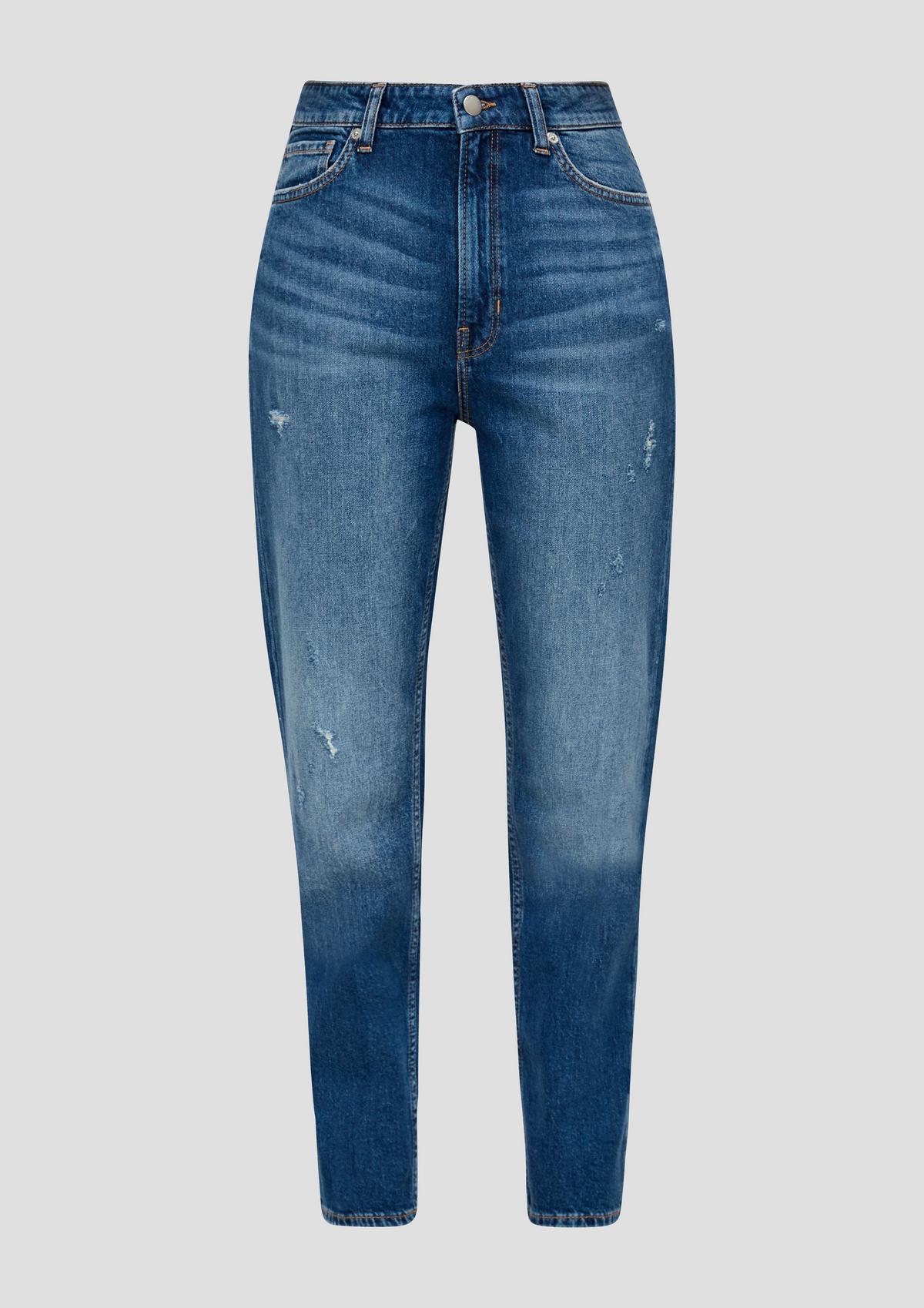 s.Oliver Ankle-Jeans Megan / Regular Fit / High Rise / Straight Leg