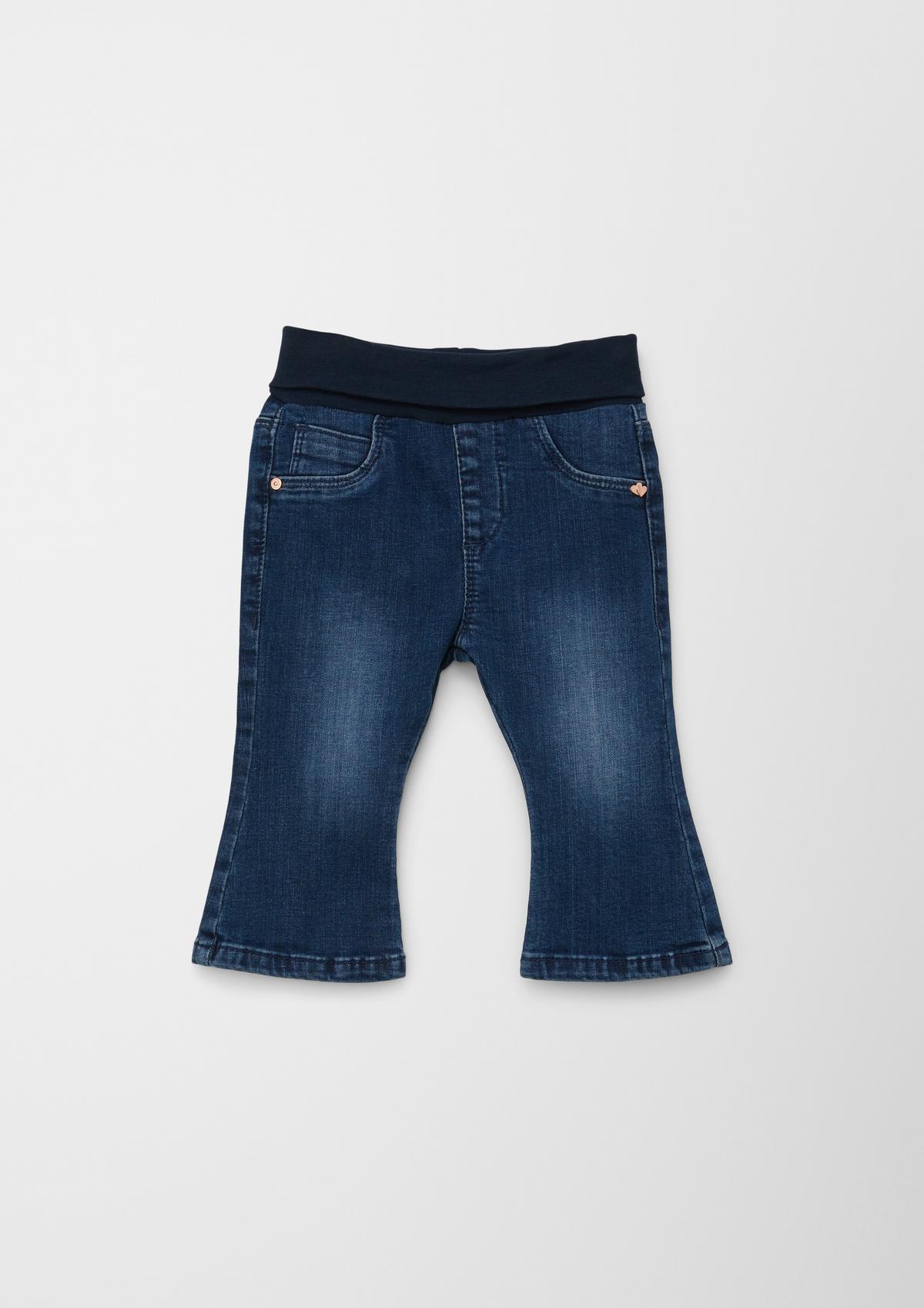 s.Oliver Jeans hlače / kroj Regular Fit/ Mid Rise / ravne hlačnice/ elastičen pas