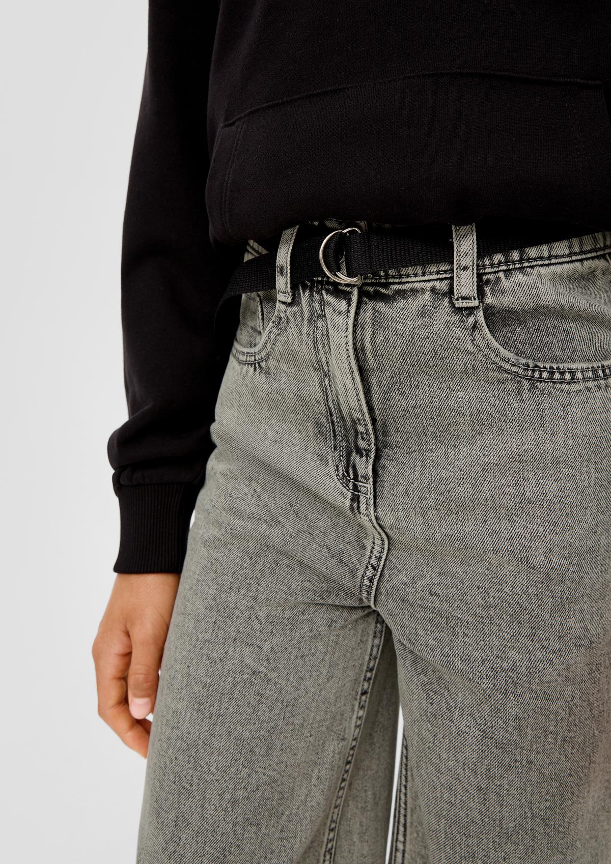 s.Oliver Jeans-Culotte / Regular Fit / Super High Rise / Wide Leg