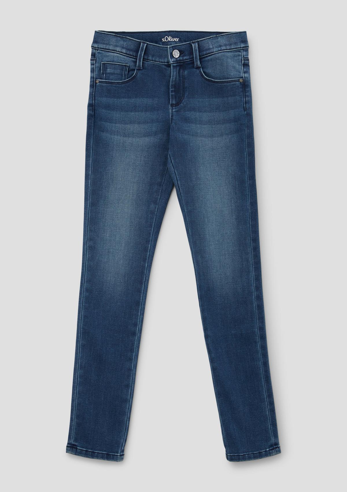 Džínsy Suri/Regular Fit/stredne vysoký pás/úzke nohavice