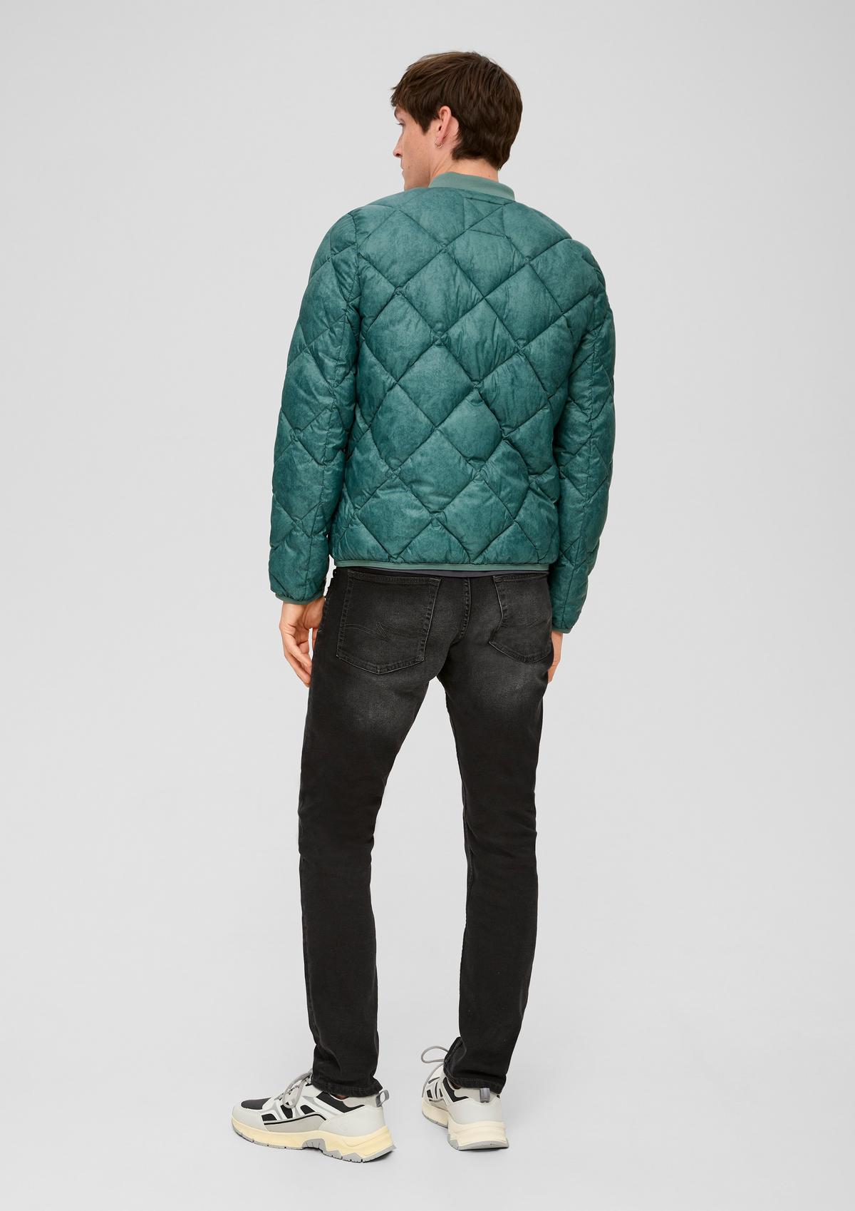 s.Oliver Quilted jacket with an all-over print