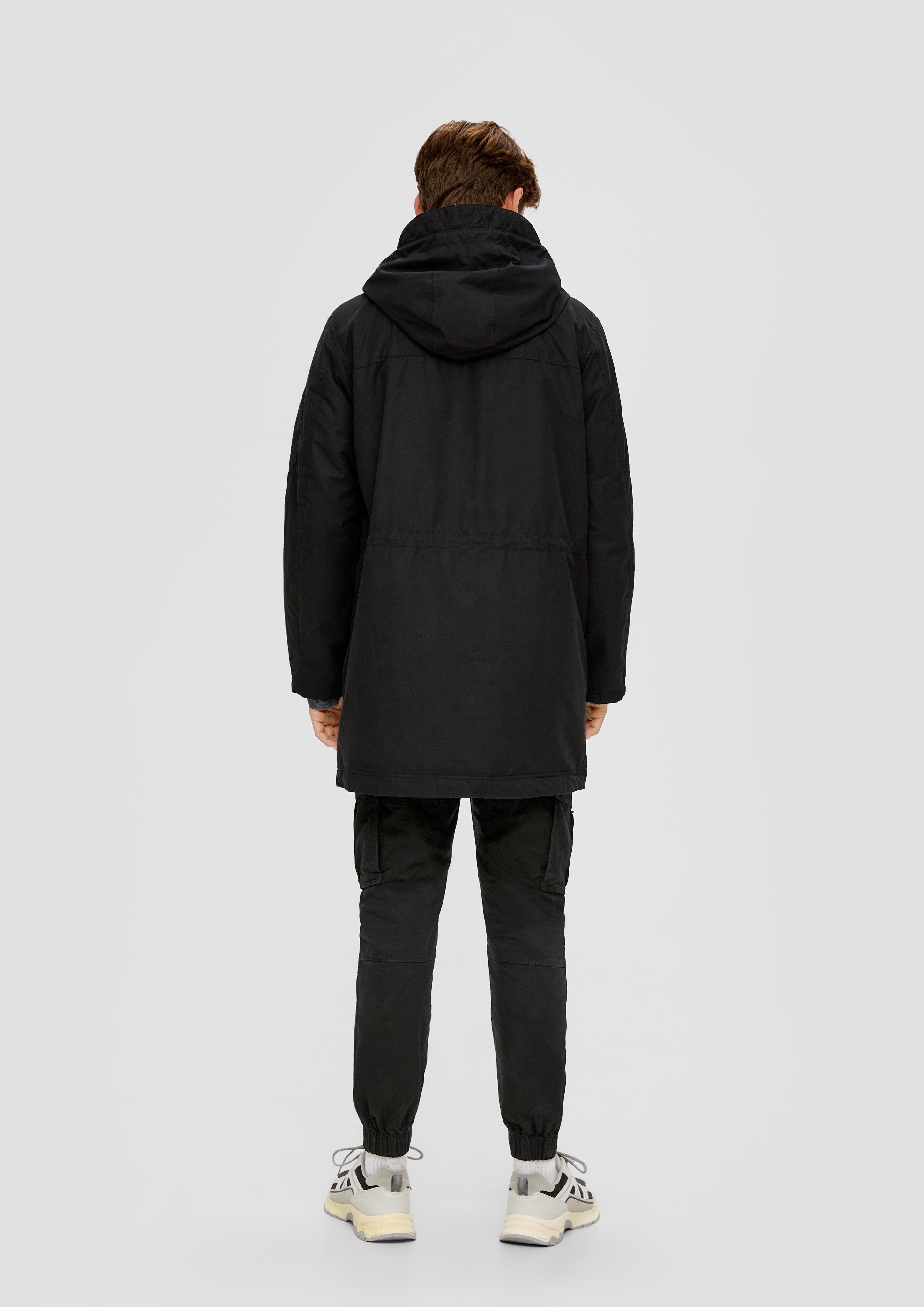 Jacket with plush lining - black | s.Oliver Jacket with plush lining - black | s.Oliver