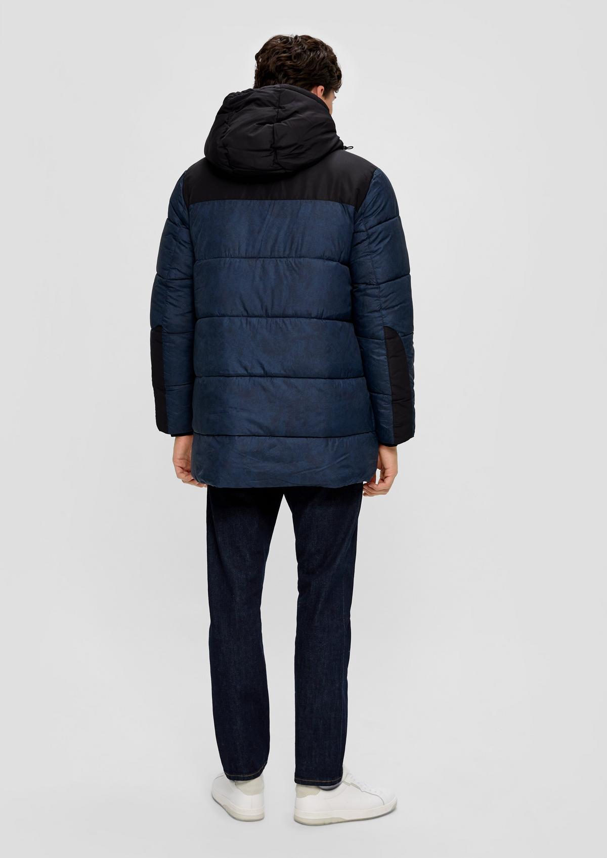 s.Oliver Quilted jacket in a colour block look