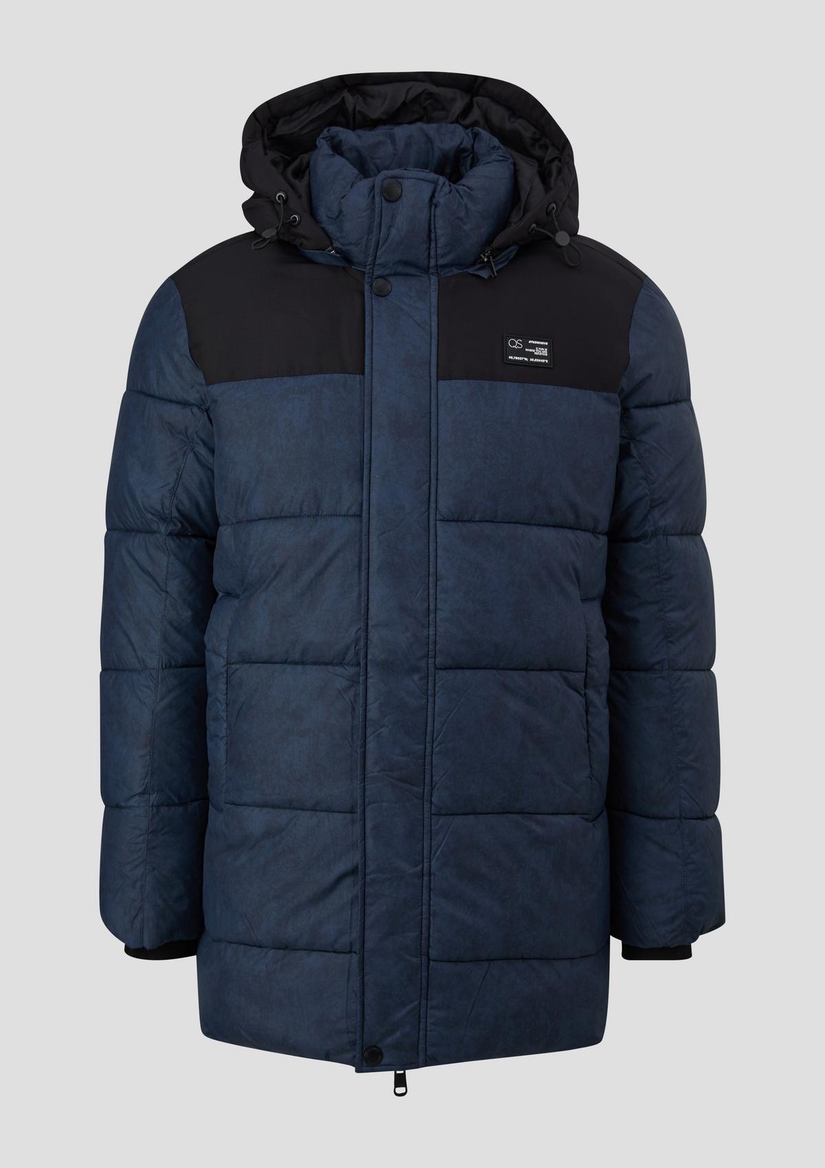 s.Oliver Quilted jacket in a colour block look