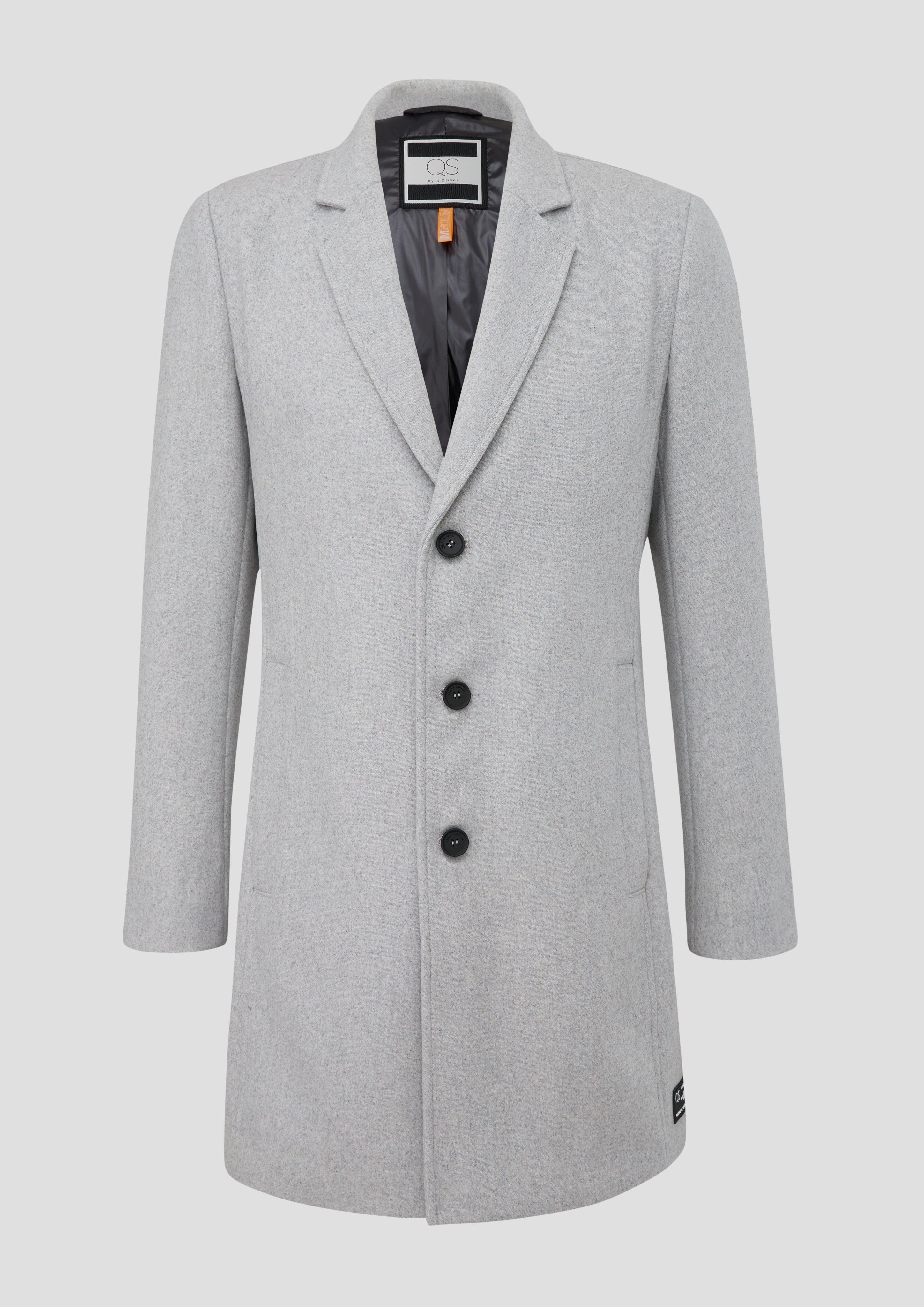 s.Oliver Twill-Mantel aus Wollmix