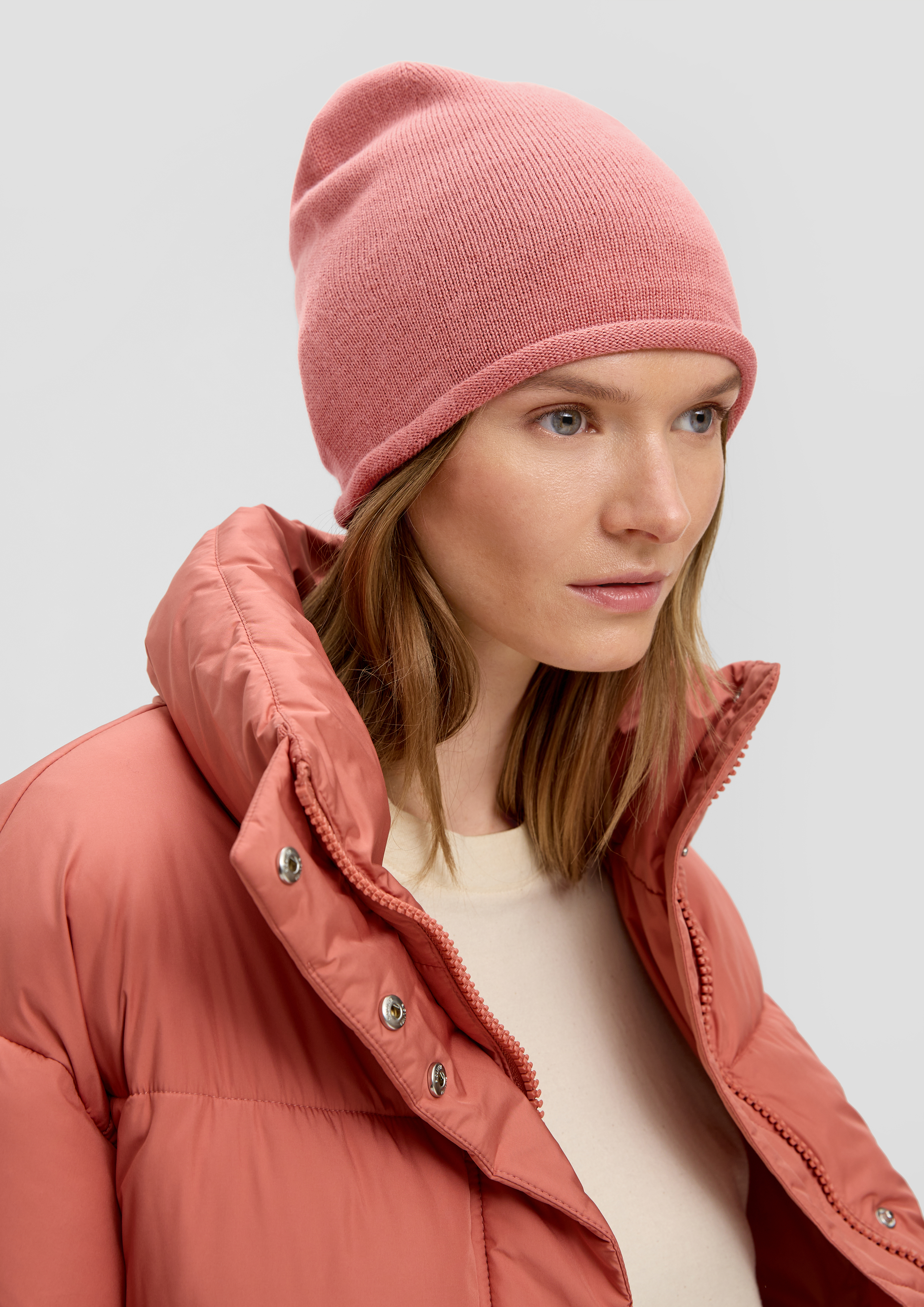 s.Oliver Feinstrick-Beanie aus Wollmix