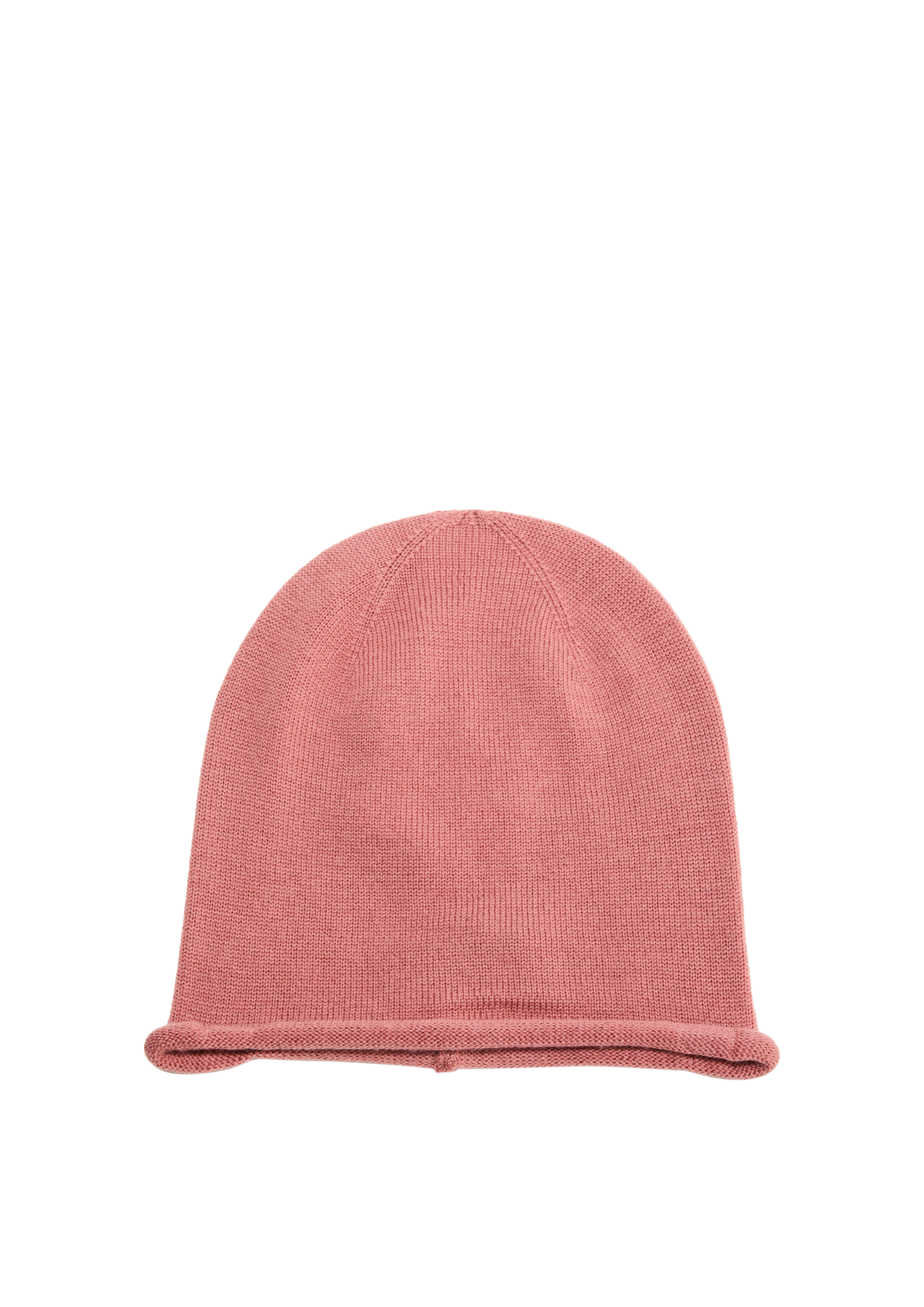 s.Oliver - Feinstrick-Beanie aus Wollmix, Damen, Rosa