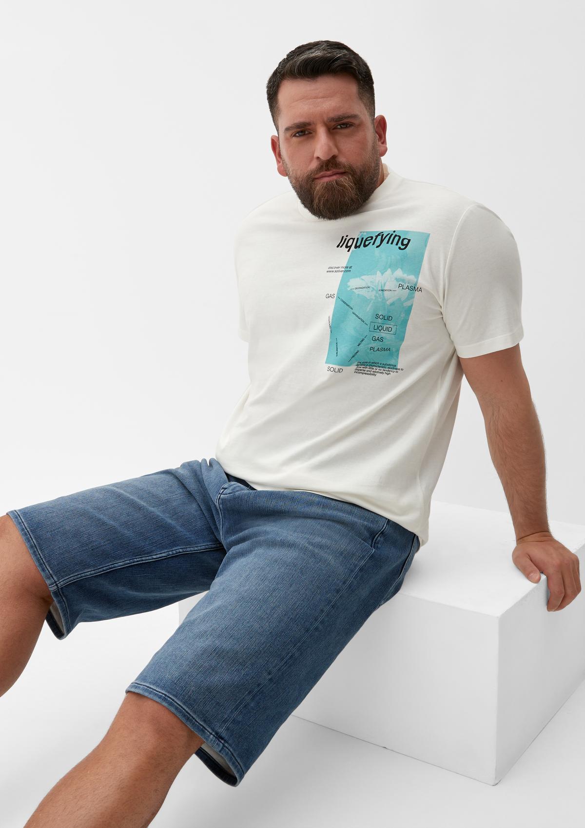 s.Oliver Regular: džínsové šortky s rovnými nohavicami