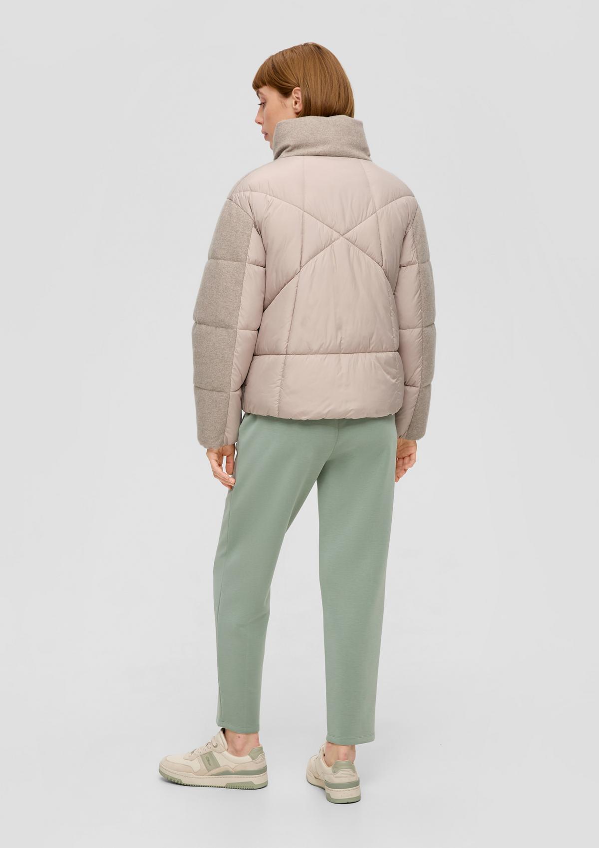 s.Oliver Quilted jacket in a mix of materials