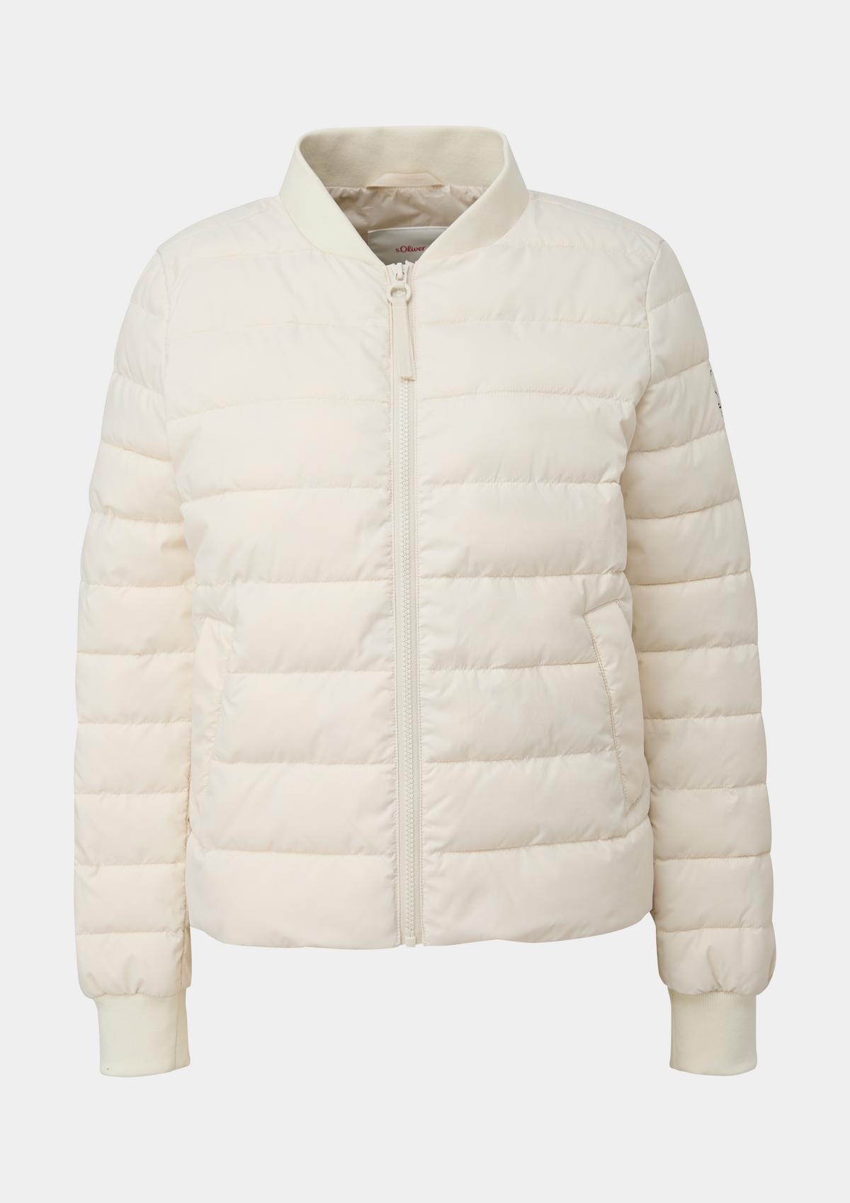 s.Oliver Quilted bomber jacket with light padding