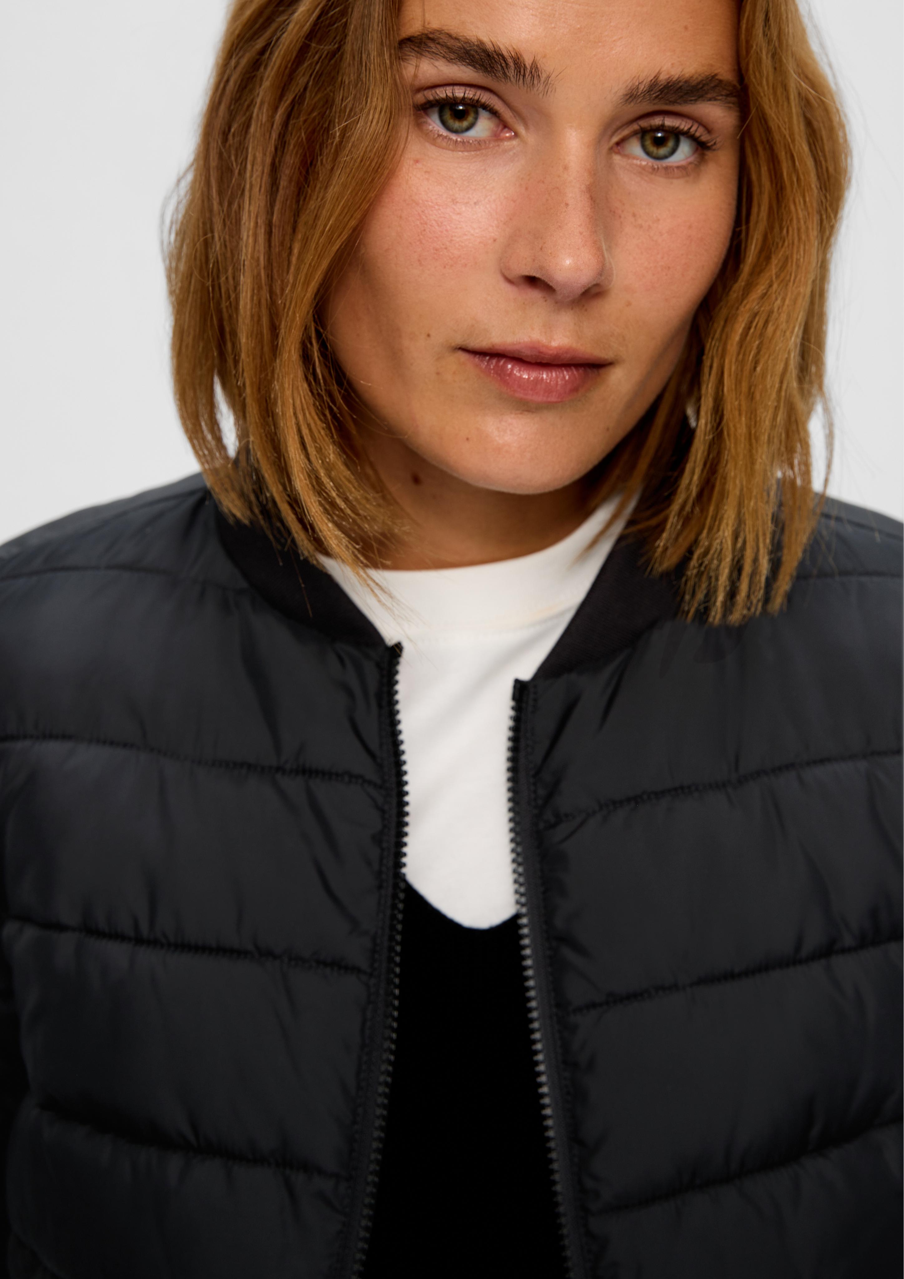 Gesteppter Blouson mit leichter Wattierung - schwarz | s.Oliver