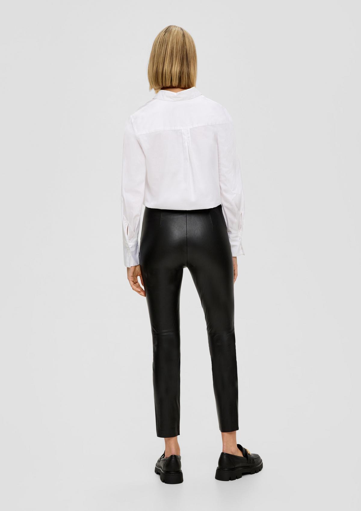 s.Oliver Skinny fit: faux leather trousers