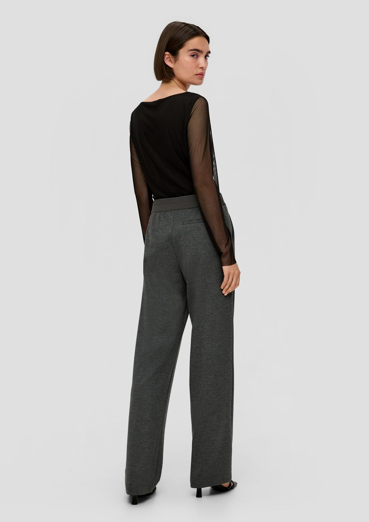 s.Oliver Cloth trousers in a viscose blend