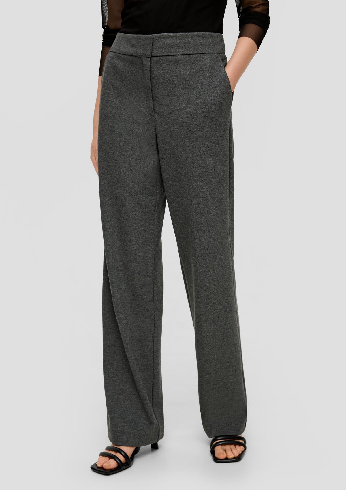 s.Oliver Cloth trousers in a viscose blend