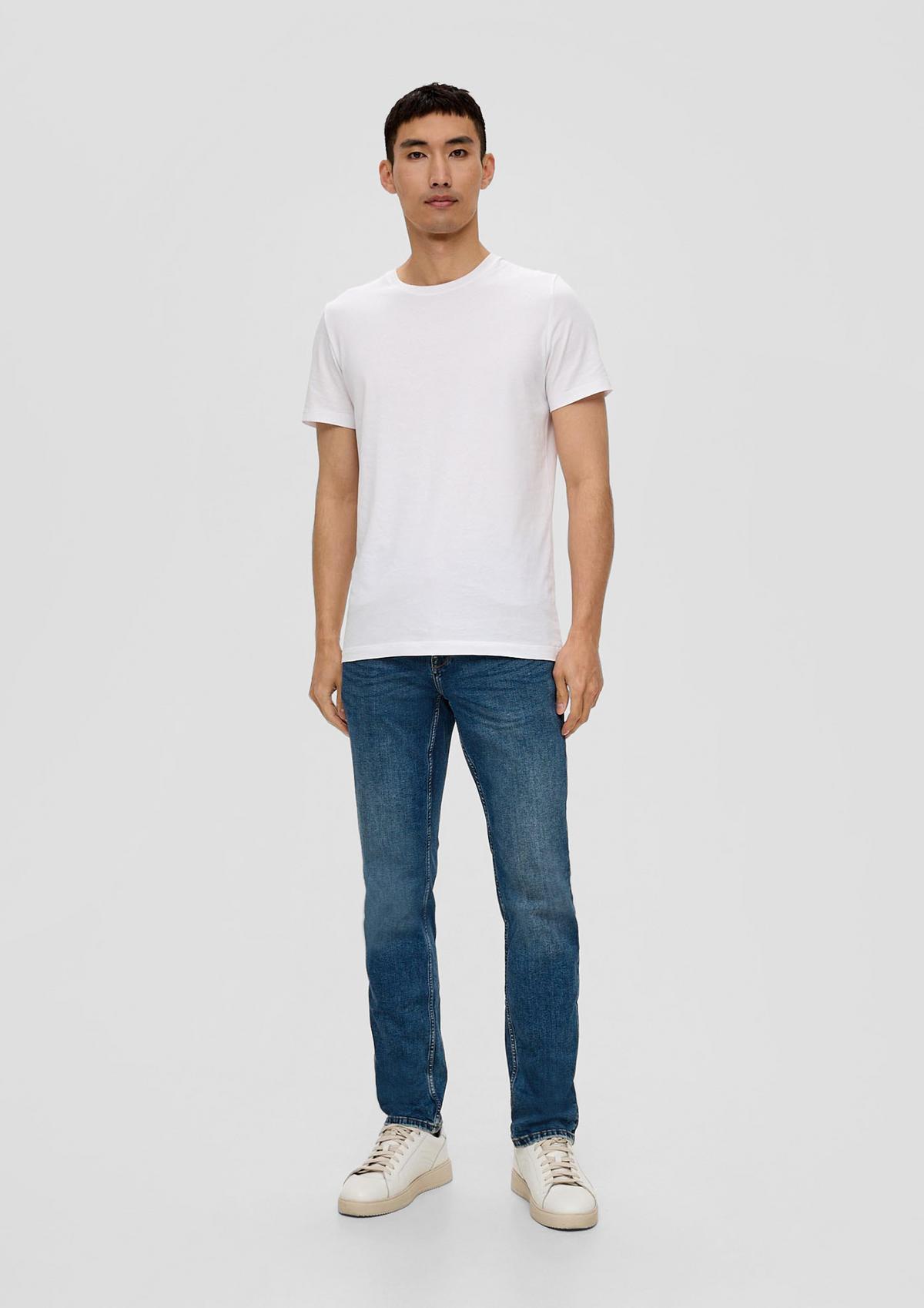 Slim: jeans hlače obrabljenega videza