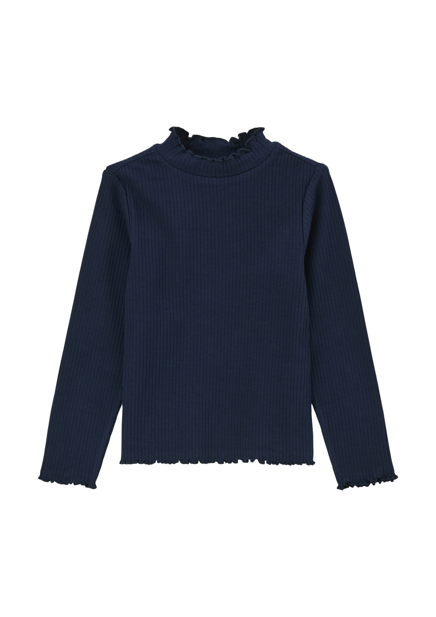 s.Oliver - Longsleeve aus Rippware, Kinder, blau