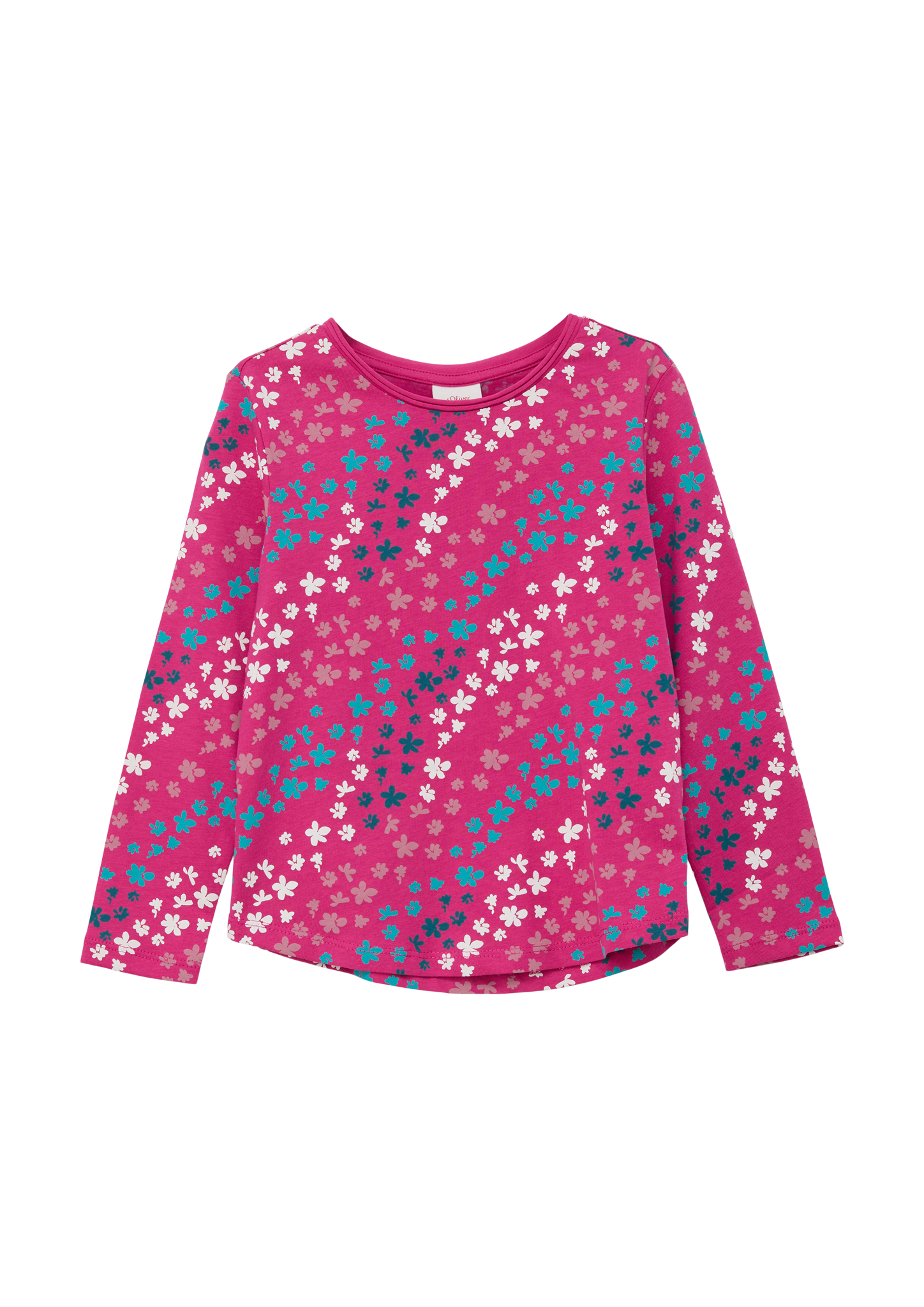 s.Oliver - Longsleeve mit All-over-Print, Kinder, Rosa