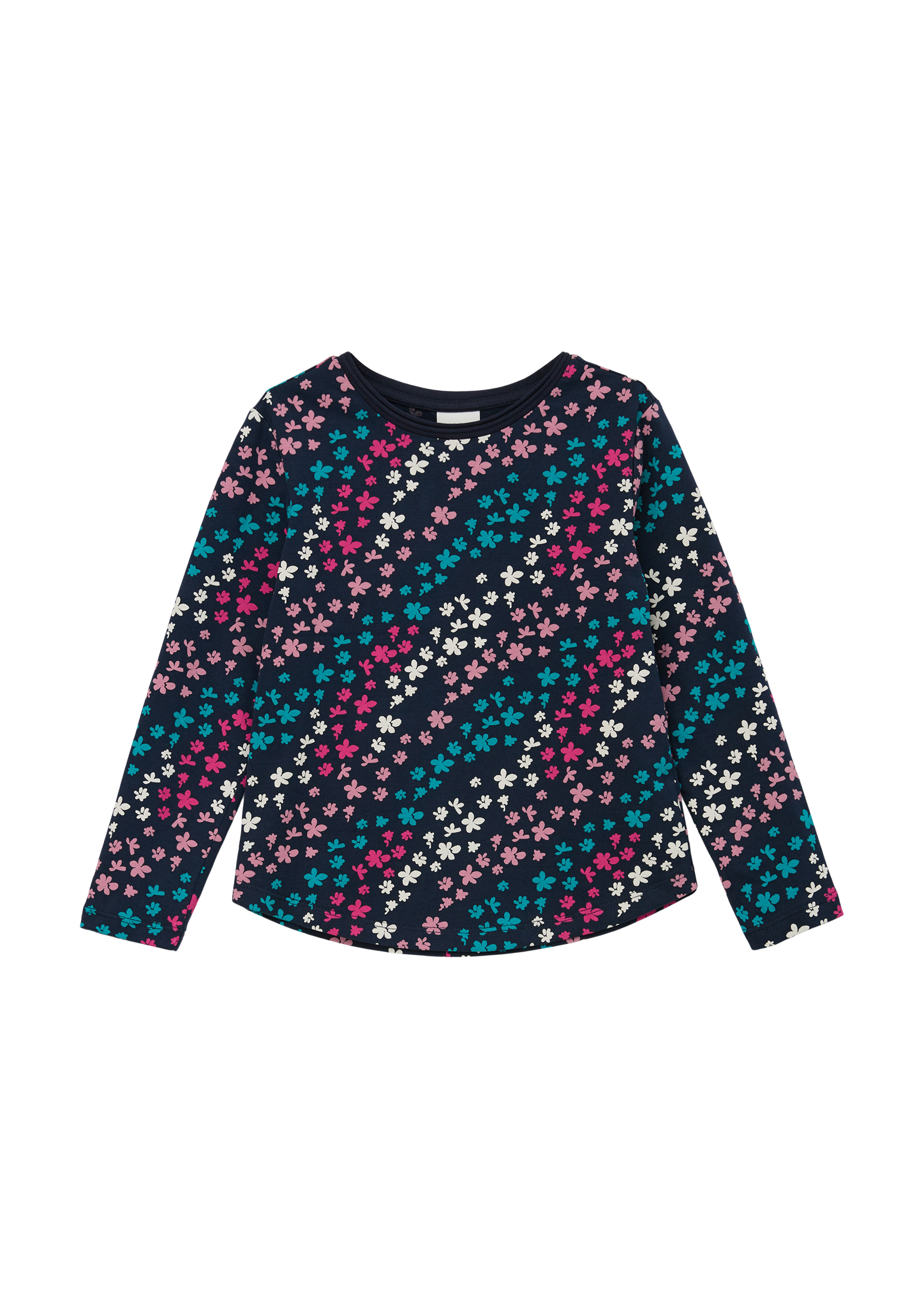 s.Oliver - Longsleeve mit All-over-Print, Kinder, blau