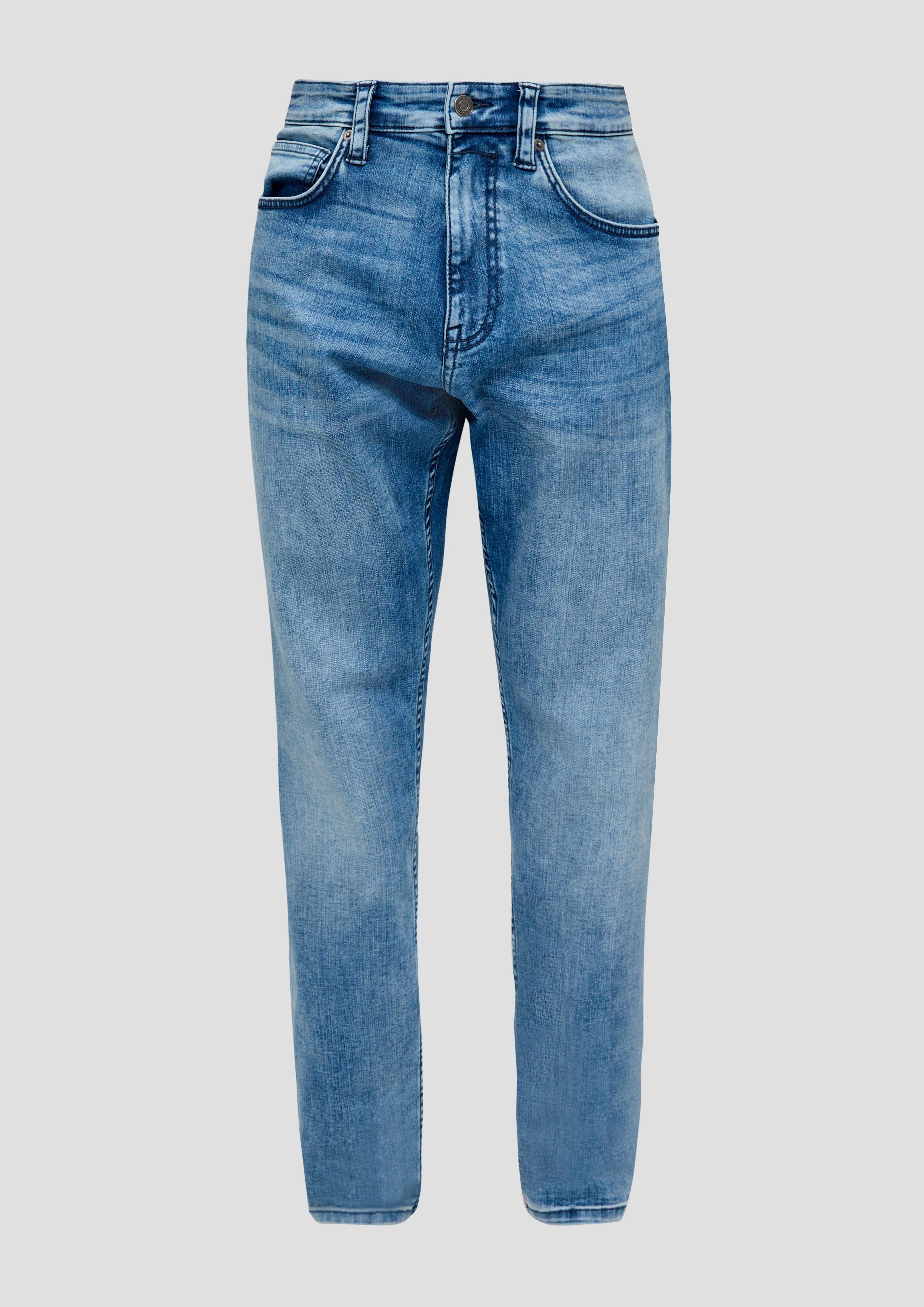 s.Oliver - Jeans Mauro / Regular Fit / High Rise / Tapered Leg, Herren, blau