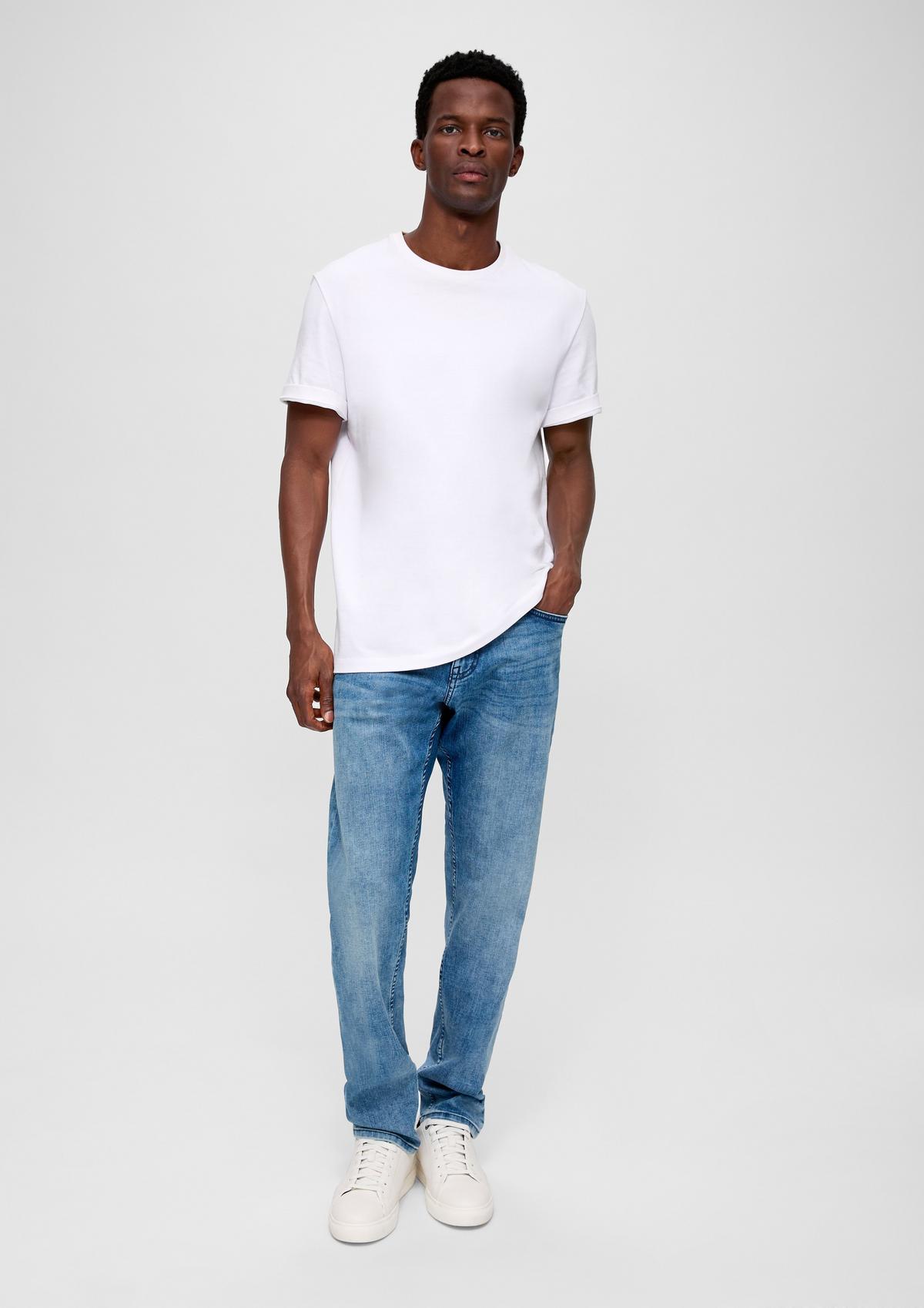 s.Oliver Jean Mauro / coupe Regular Fit / taille haute / Tapered Leg / coton stretch